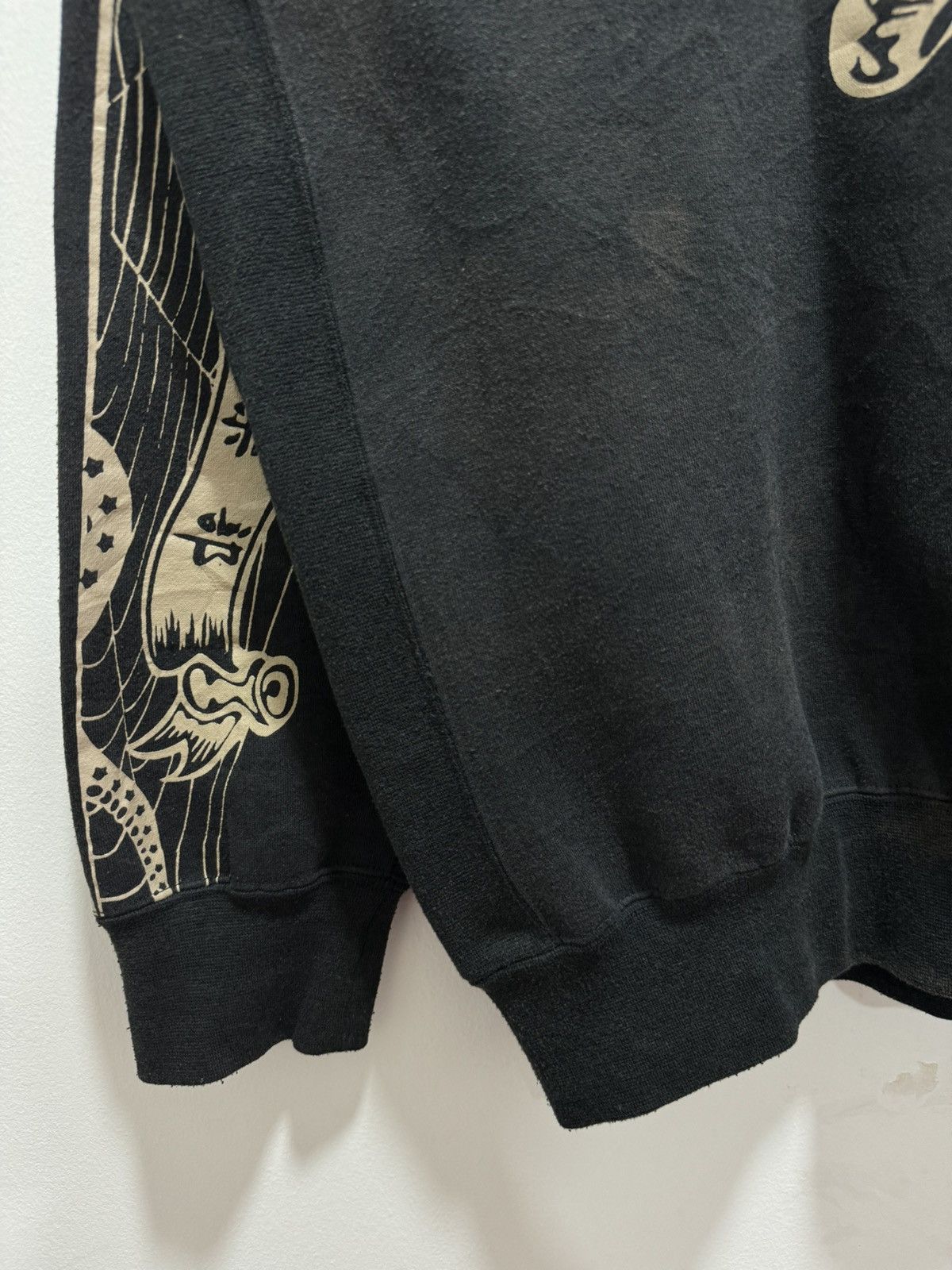 Vintage SKELETON DOUBLE HEADED SNAKE EYE OVER PRINT DECOLOURISE Size US L / EU 52-54 / 3 - 19 Thumbnail