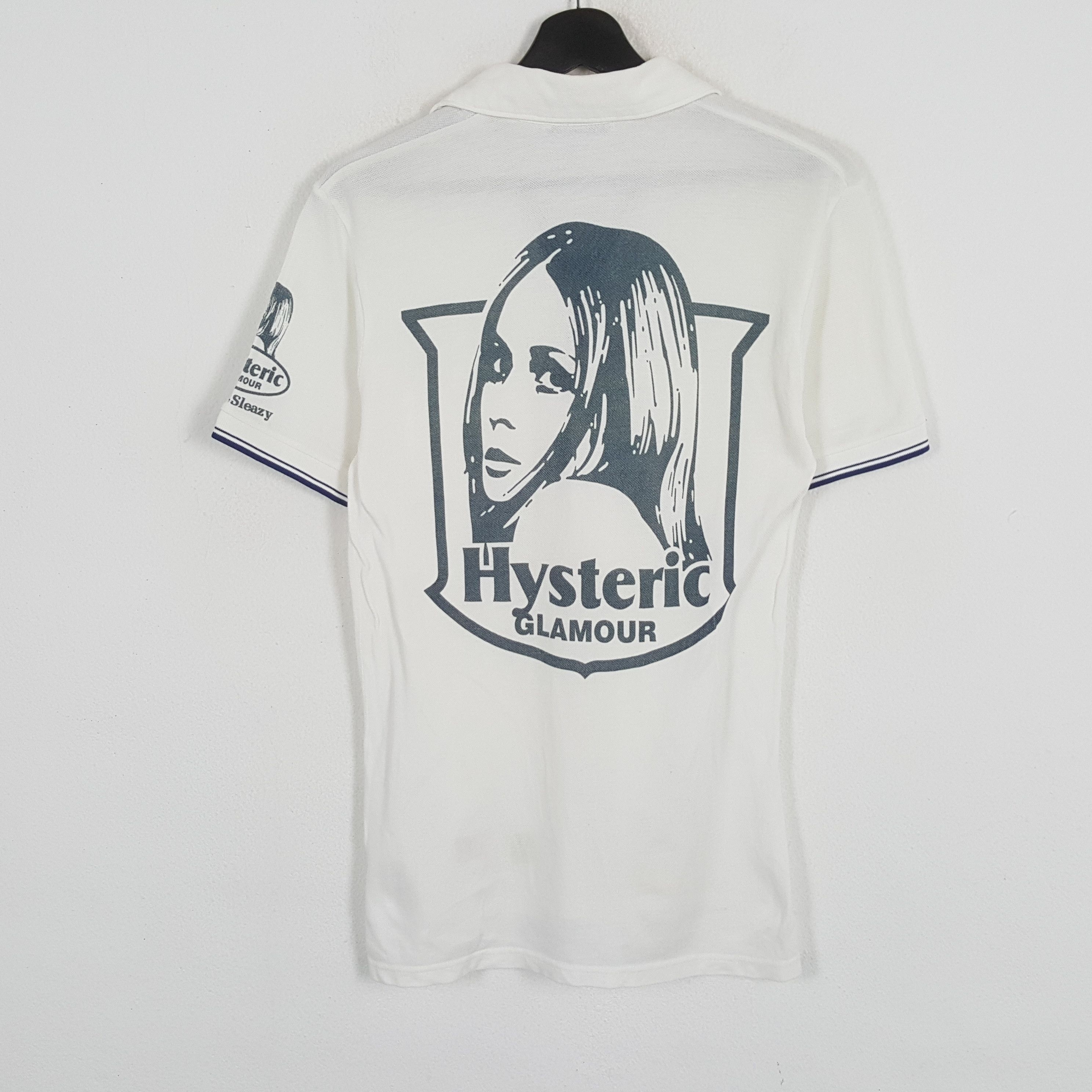 Hysteric Glamour × Japanese Brand × Vintage HYSTERIC GLAMOUR Polos Japanese Brand Backprint Design Size XS / US 0-2 / IT 36-38 - 1 Thumbnail
