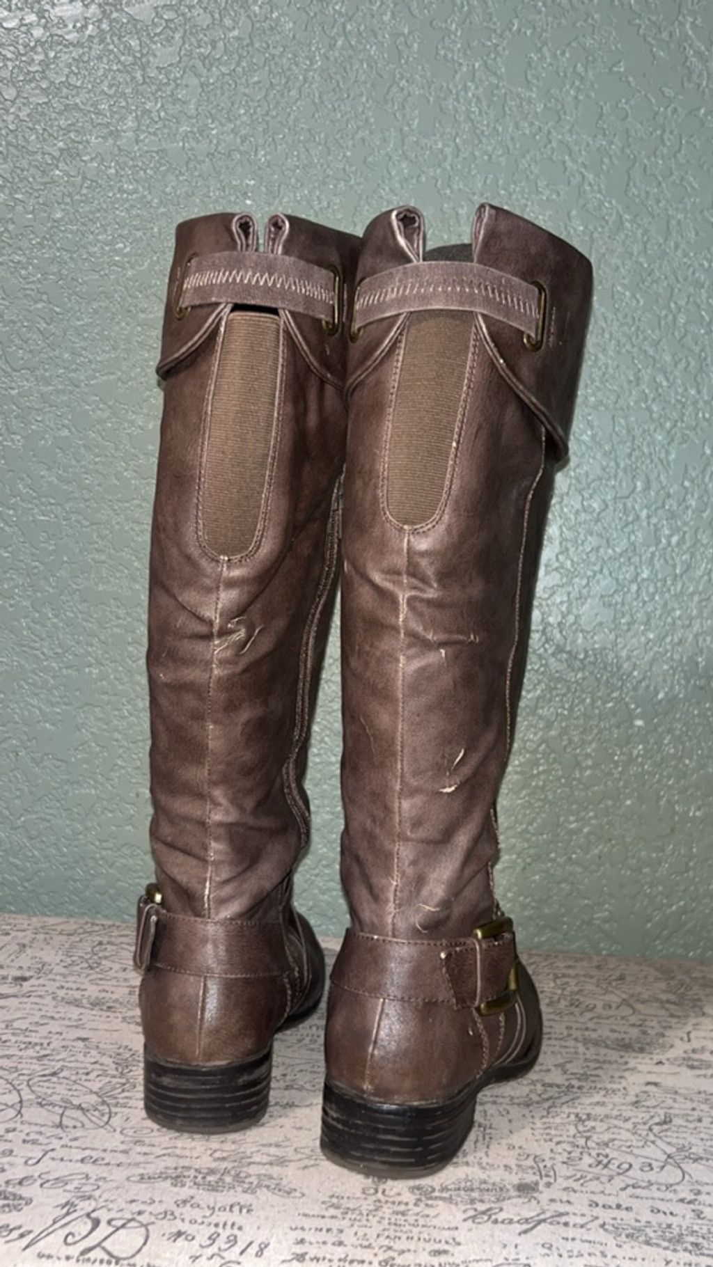 Other Women's Baretraps Brown Heeled Boots Size 8 Size US 8 / IT 38 - 3 Thumbnail