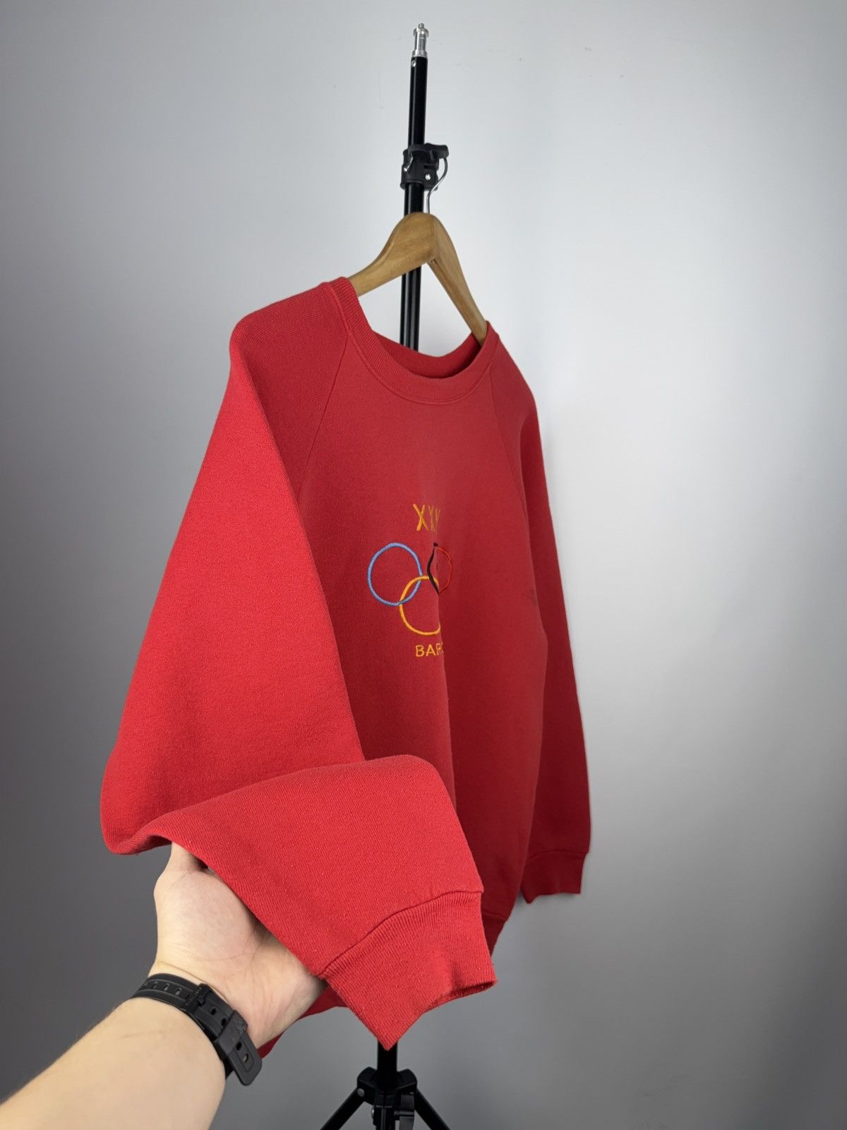 USA Olympics × Vintage VTG 90s Olympic Barcelona 1992 USA Big Logo Faded Sweatshirt Size US M / EU 48-50 / 2 - 5 Thumbnail