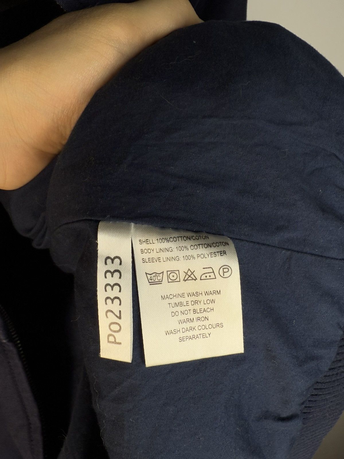 Yves Saint Laurent Cotton YSL Jacket Blue/Navy Soft YSL Bomber Size US M / EU 48-50 / 2 - 11 Thumbnail