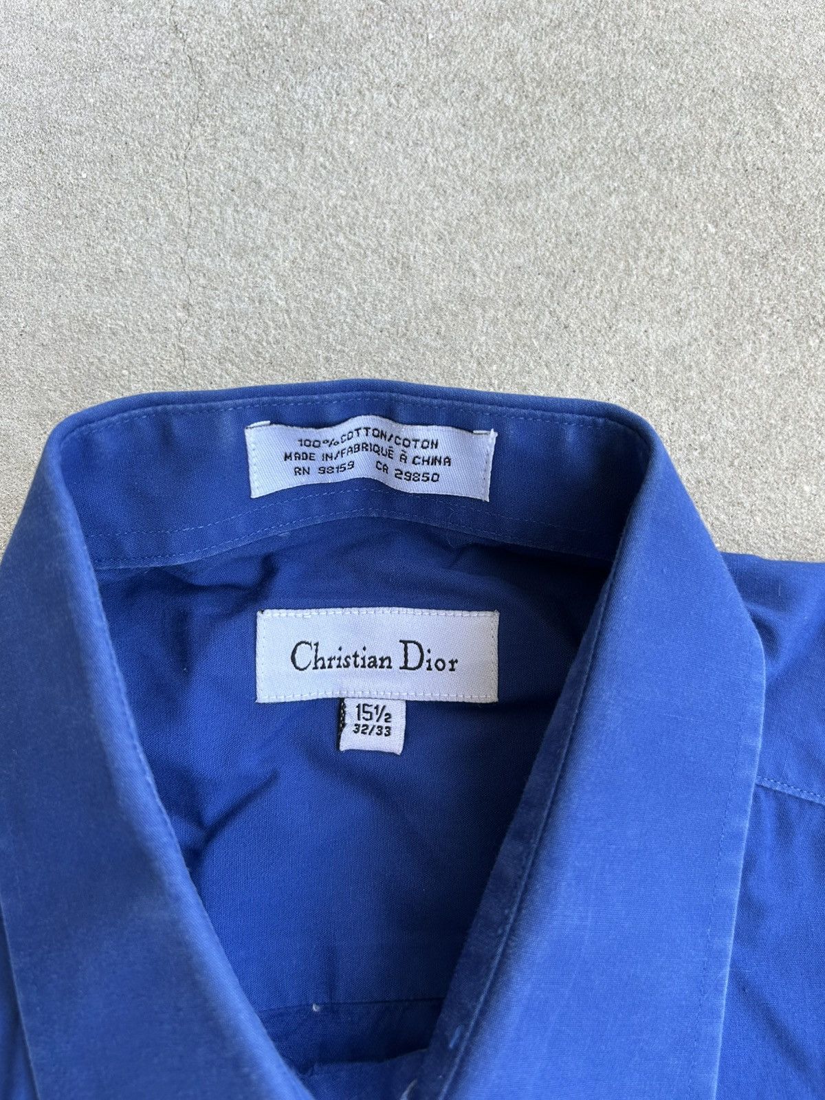 Dior Christian dior blue button up Size US M / EU 48-50 / 2 - 2 Thumbnail