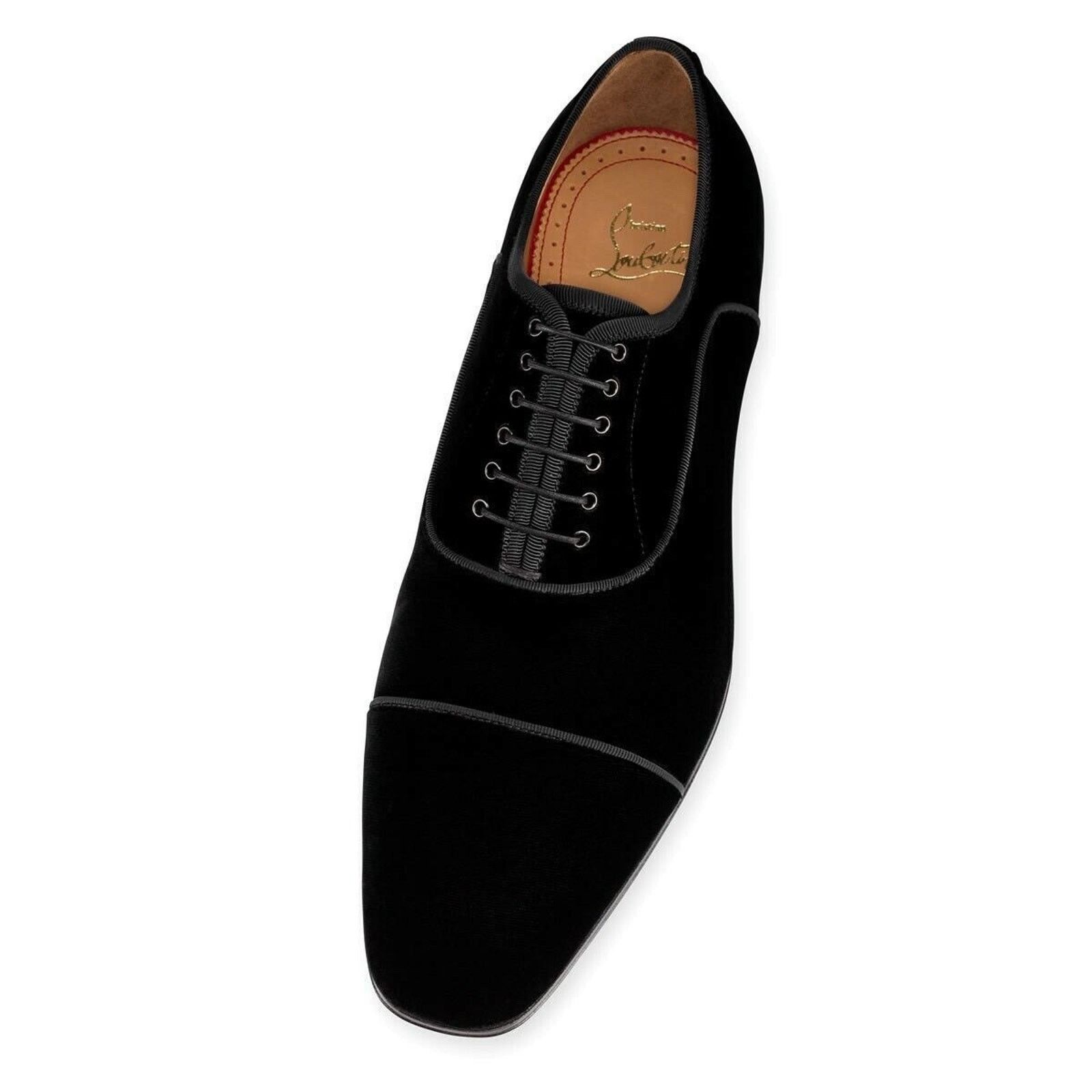 Christian Louboutin Christian Louboutin Flat Velvet Oxford Dress Loafer 43 10 Size US 10 / EU 43 - 8 Thumbnail