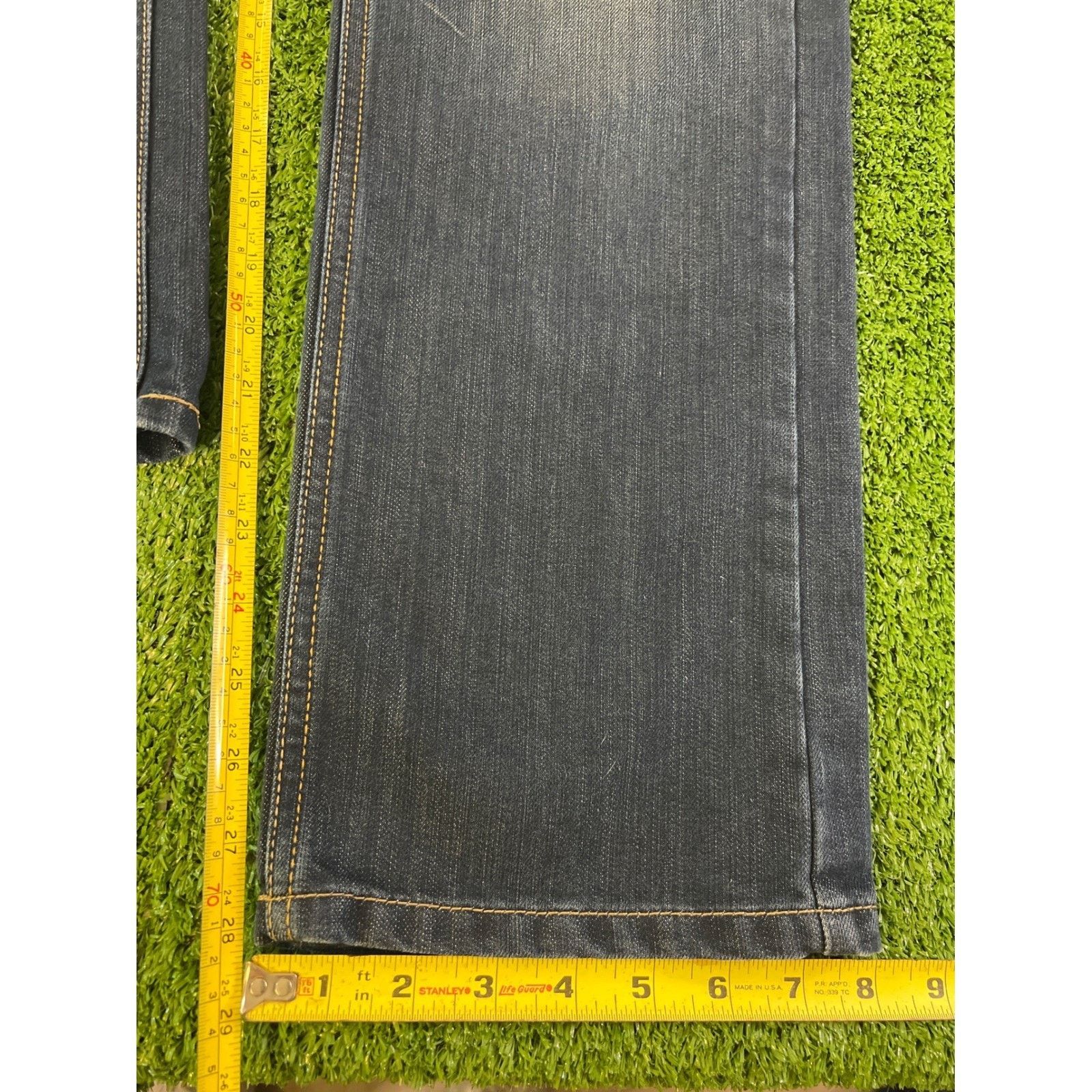 Levi's Levis 505 Regular Straight Jeans Womens Dark Wash 16R 28X28 Size 28" / US 6 / IT 42 - 2 Thumbnail