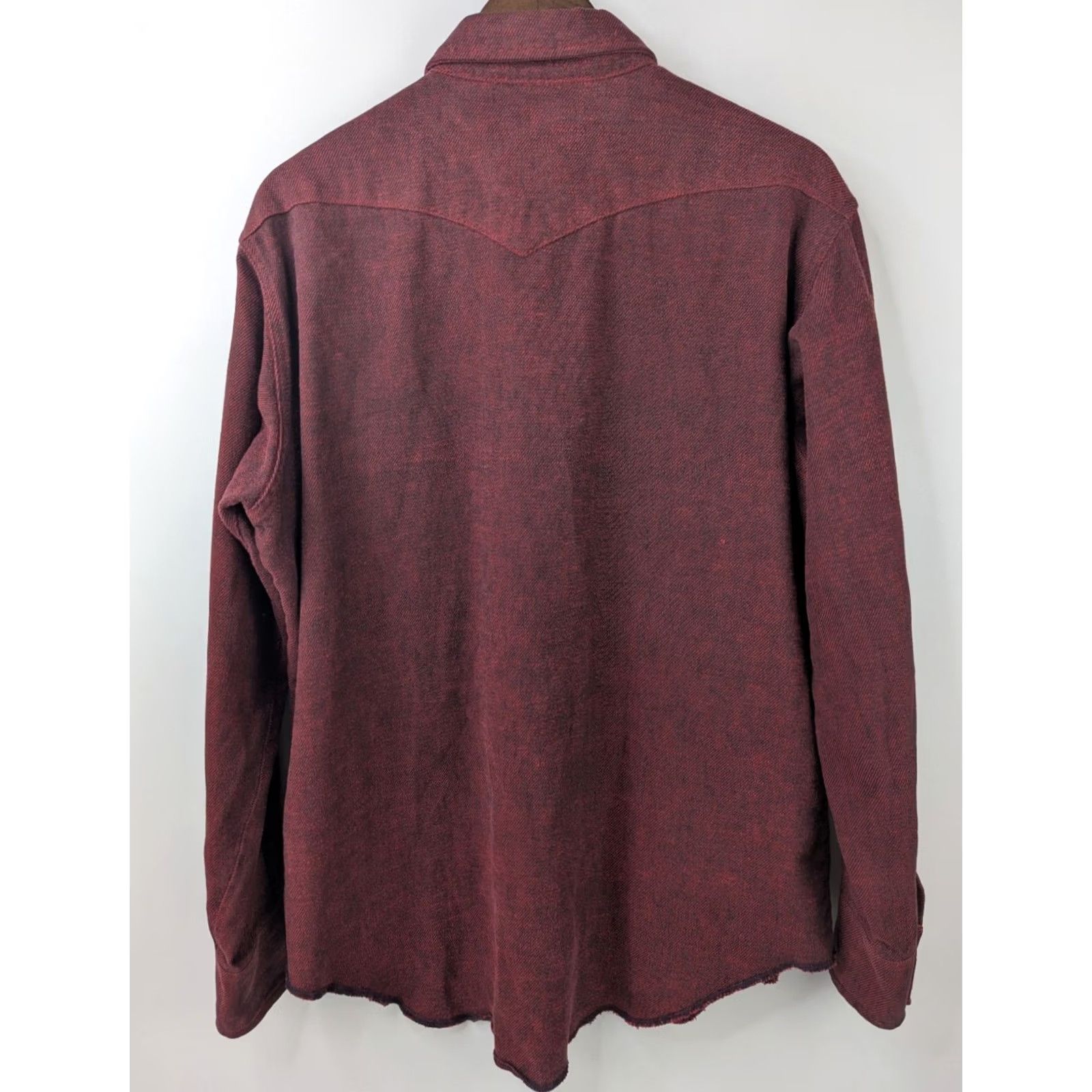 Wrangler VINTAGE Wrangler Shirt Western Mens XS? 36 Red Button-Up X-Long? Size US M / EU 48-50 / 2 - 5 Thumbnail