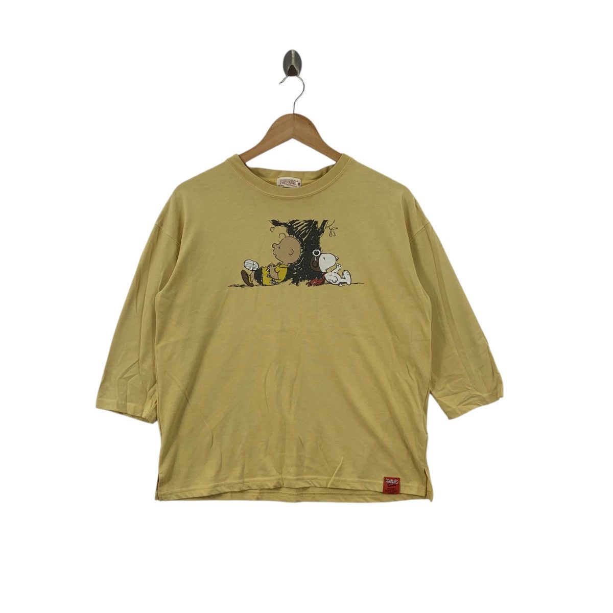 Peanuts Vintage PEANUTS SNOOPY WOODSTOCK Comic Strip Baggy Tee Size L / US 10 / IT 46 - 1 Thumbnail