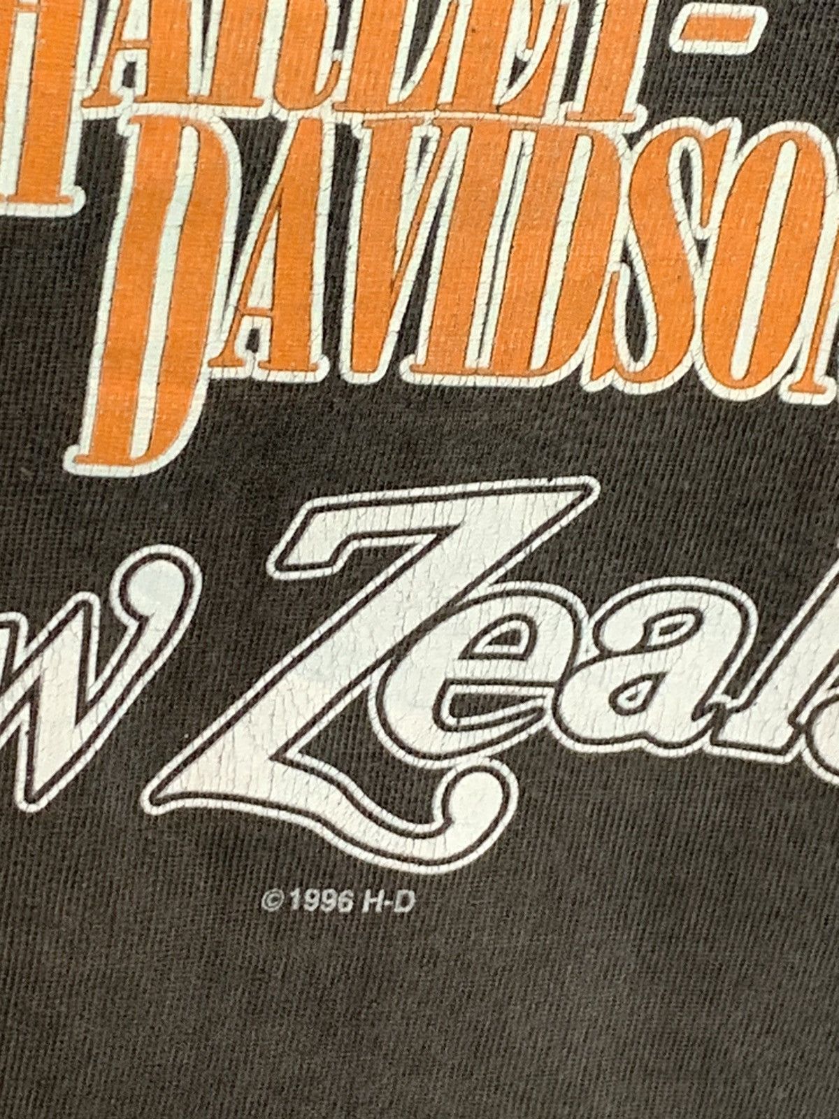 Harley Davidson *RARE* Vintage 90’s Harley Davidson New Zealand Kiwi T-Shirt Size US L / EU 52-54 / 3 - 10 Thumbnail