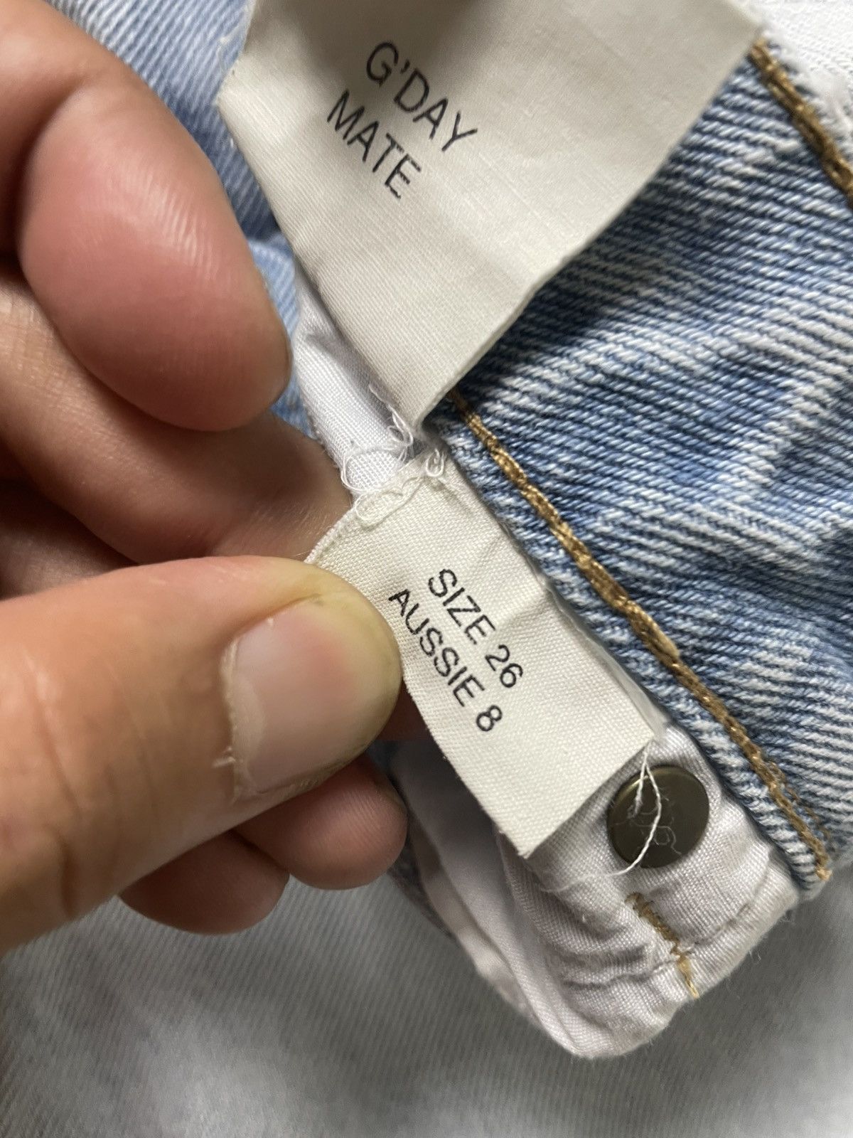 Japanese Brand Rolla’s Brand Dusters Bootcut High Rise Jeans (181) Size 26" / US 2 / IT 38 - 11 Thumbnail