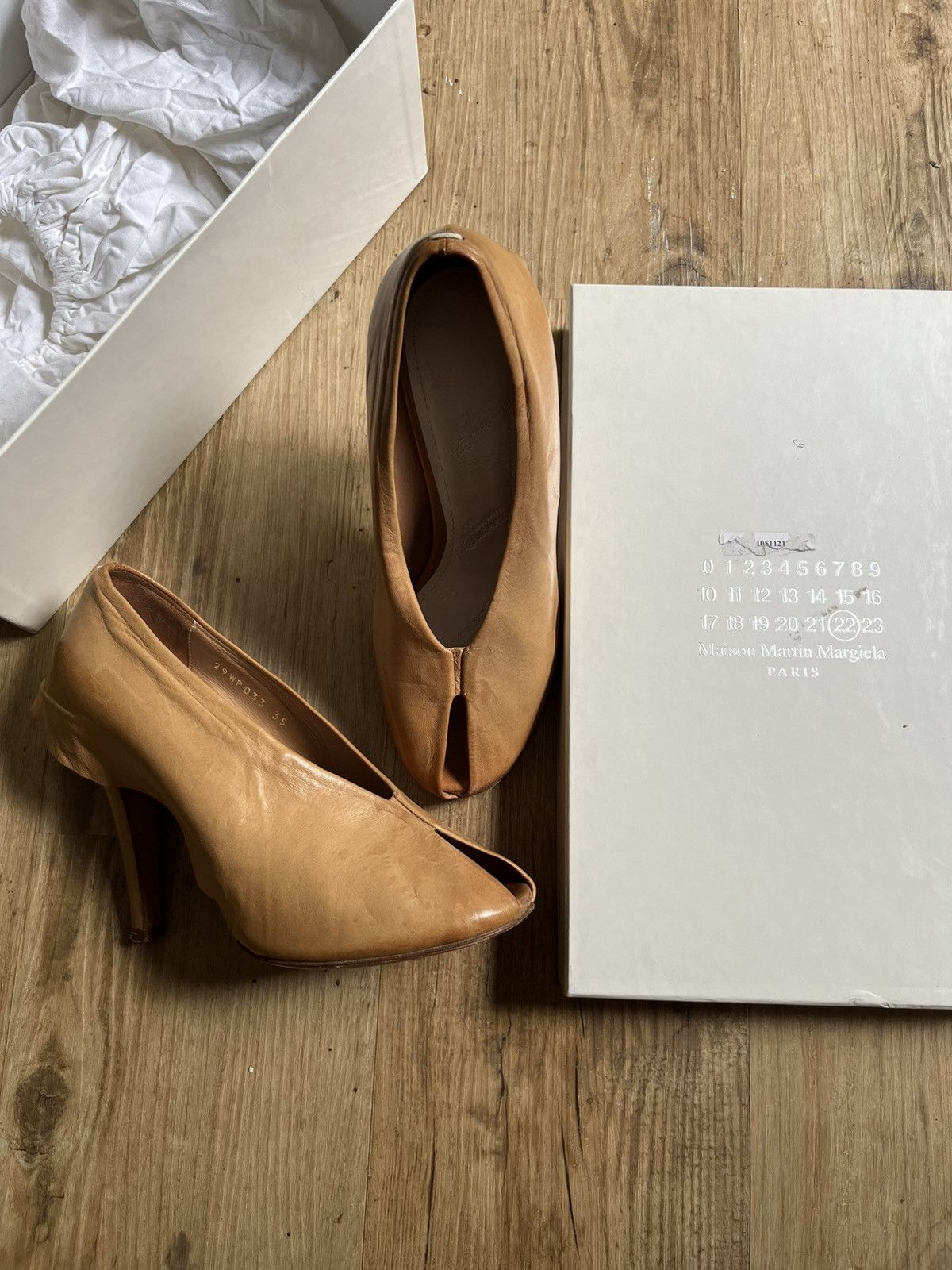 Maison Margiela Authentic Maison Margiela Tabi heels Size US 5 / IT 35 - 1 Thumbnail