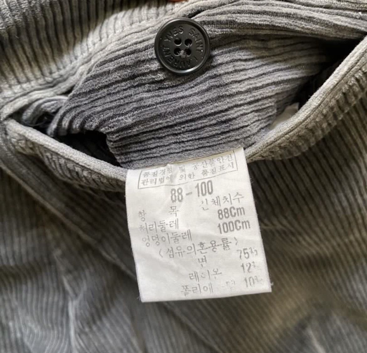Yves Saint Laurent Vintage YSL Yves Saint Laurent sun Faded Corduroy Pants Size US 36 / EU 52 - 4 Thumbnail