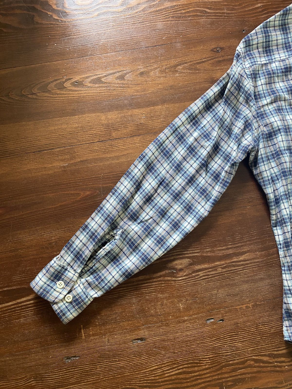 Levi's Vintage 70’s Levi’s White Tab Plaid Flannel Button Up Shirt Size US M / EU 48-50 / 2 - 16 Thumbnail