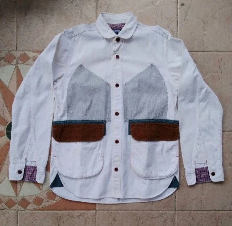 Junya Watanabe Junya Watanabe MAN Patchwork Rodeo Corduroy Flannel Shirt Size US XS / EU 42 / 0 - 6 Thumbnail