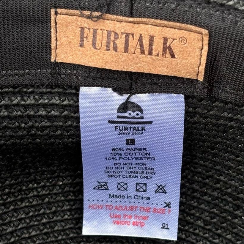 Other Black Furtalk Sun Hat Size ONE SIZE - 4 Thumbnail