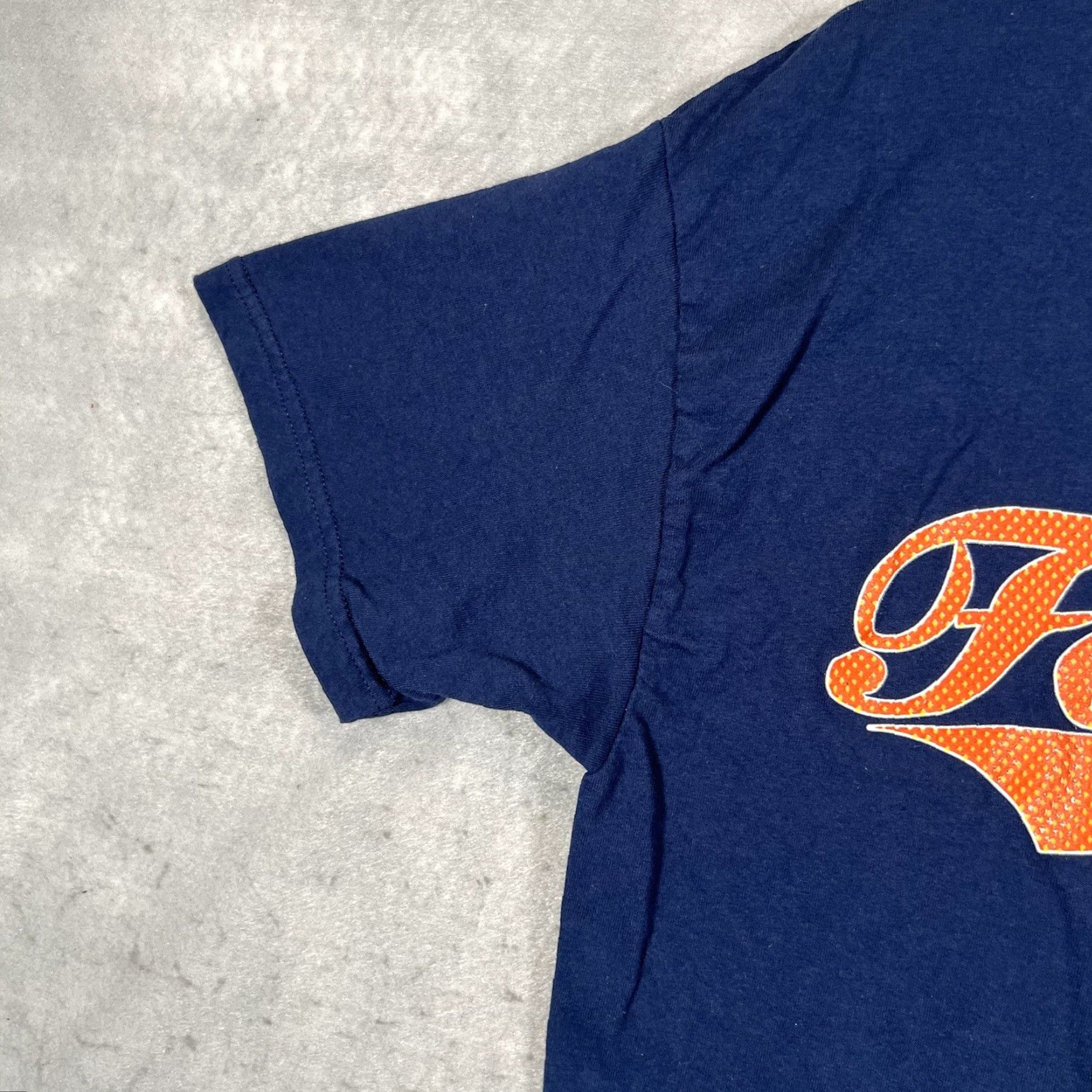 Hanes VINTAGE A1 Authentic Football Is Life Shirt Adult Large Blue Mens T-Shirt Short Sleeve Crew Neck Cotton Hanes Soccer Football Theme Mens Clothing Size US L / EU 52-54 / 3 - 5 Thumbnail