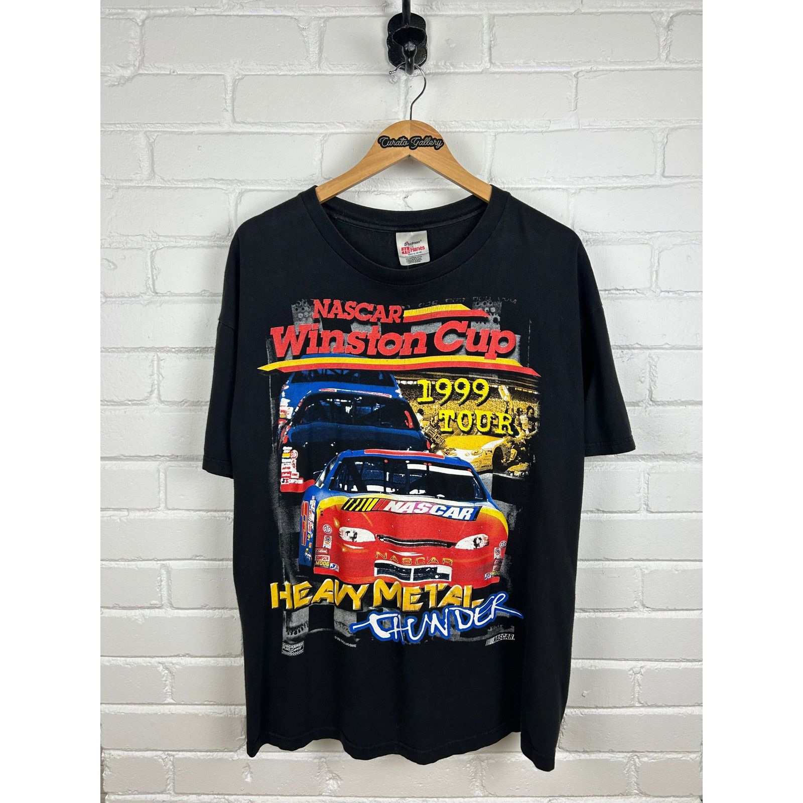 Vintage Vintage 1999 Nascar Racing Winston Cup Heavy Tour Shirt XL Size US XL / EU 56 / 4 - 1 Thumbnail