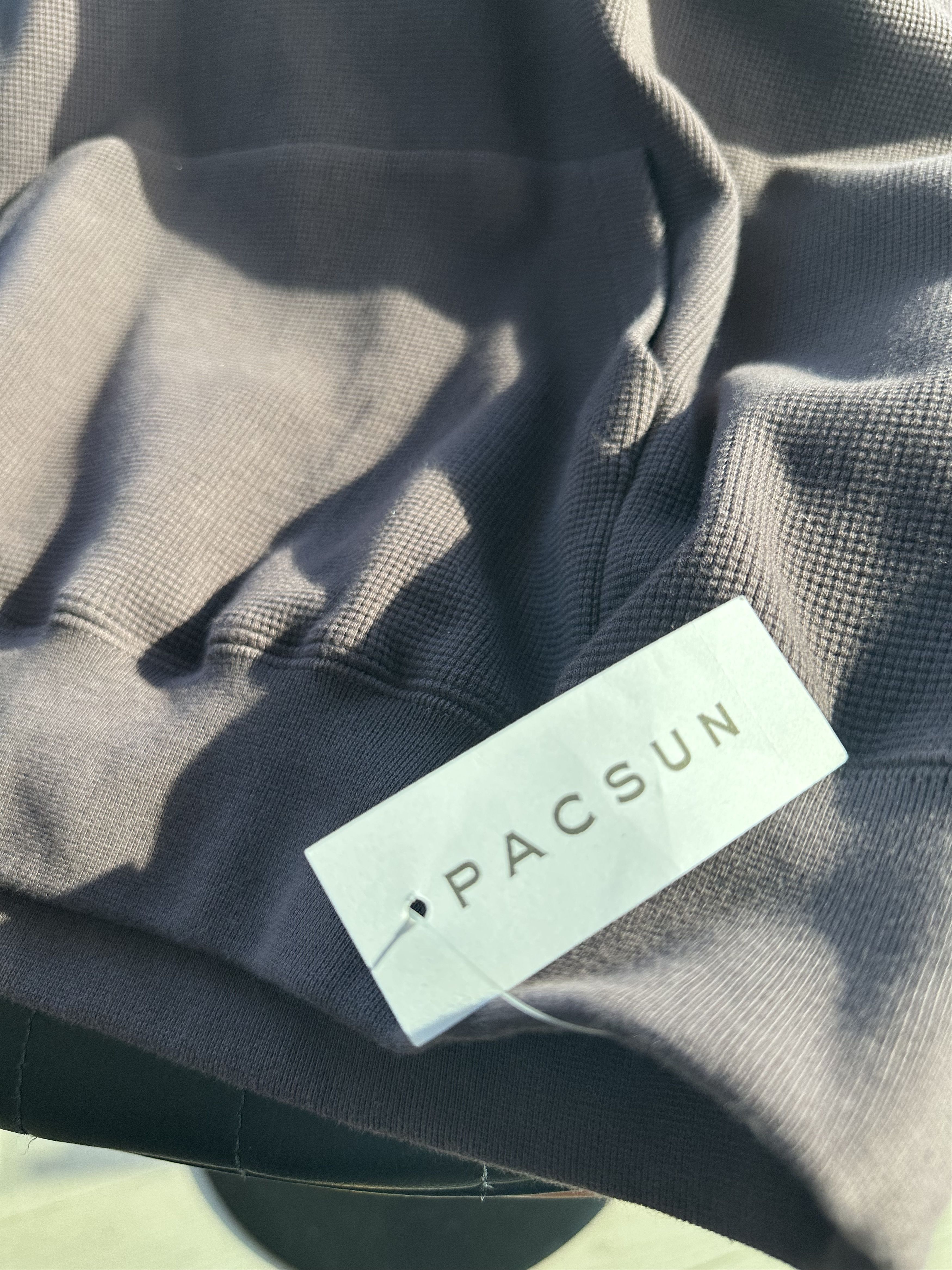 Essentials × Fear of God NEW *ESSENTIALS* FEAR OF GOD WAFFLE RAGLAN HOODIE PLUM SS23 Size US S / EU 44-46 / 1 - 5 Thumbnail
