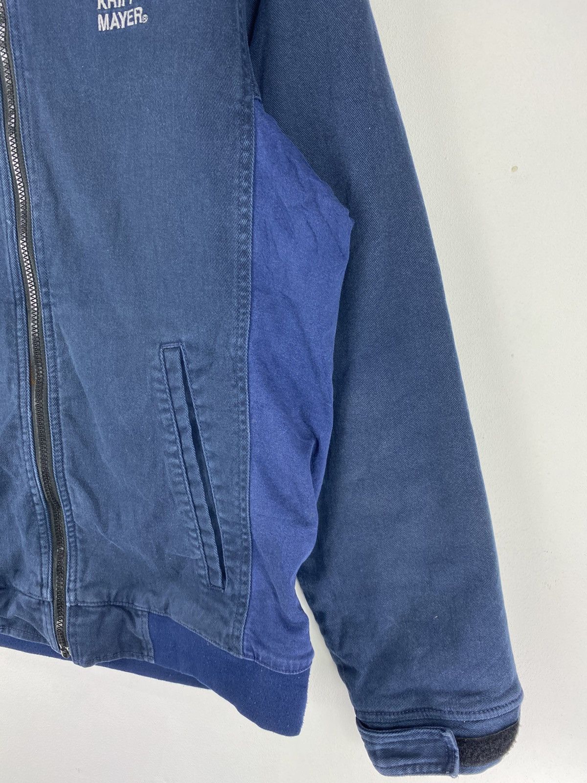 Japanese Brand Vintage 90’s Zipper Jacket by Kriff Mayer Size US S / EU 44-46 / 1 - 3 Thumbnail