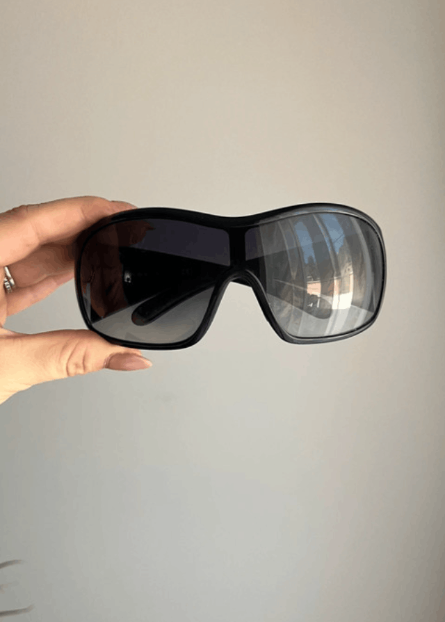 Prada PRADA Sunglasses Sport Metal Shield Oval Flame Star Size ONE SIZE - 5 Thumbnail