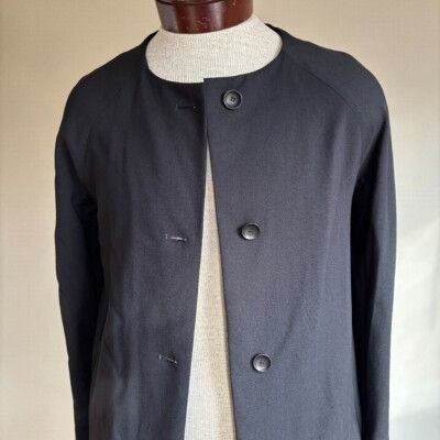 OSKA OSKA Collarless Designer Duster Coat Minimalist Style Jacket Size M / US 6-8 / IT 42-44 - 2 Thumbnail