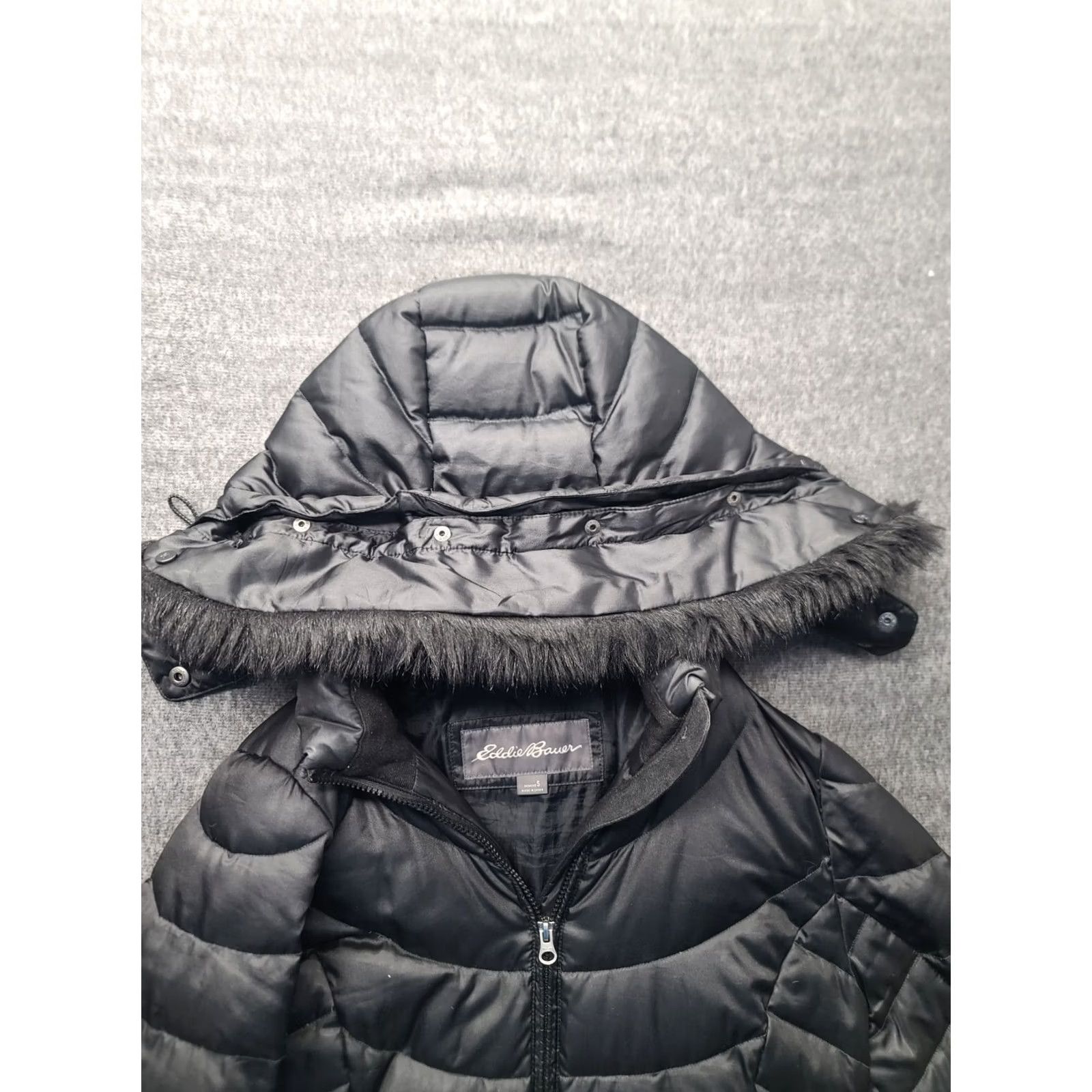 Eddie Bauer VINTAGE Eddie Bauer Stadium Coat Women's S Superior Down Weather-edge Black 650 Size S / US 4 / IT 40 - 6 Thumbnail