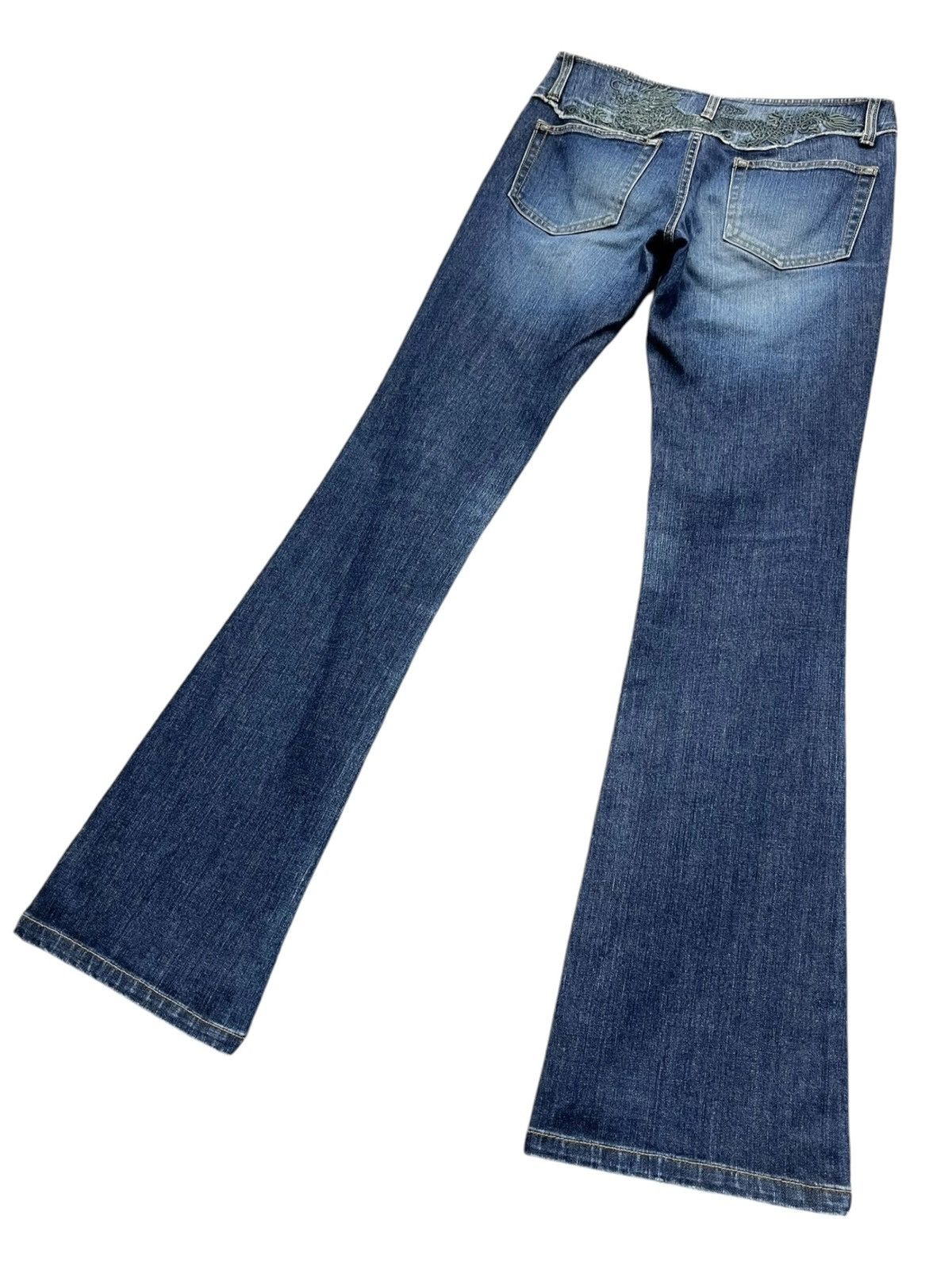 Vivienne Tam Vintage VIVIENNE TAM Iconic Embroidery Dragon Lowrise FLARE Size 26" / US 2 / IT 38 - 4 Thumbnail