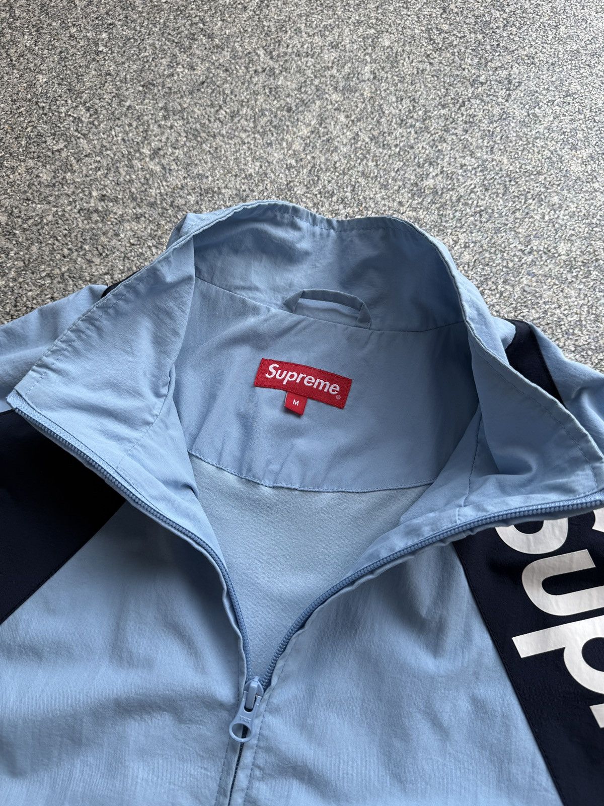 Supreme Supreme Paneled Track Jacket Light Blue Size Medium Size US M / EU 48-50 / 2 - 6 Thumbnail
