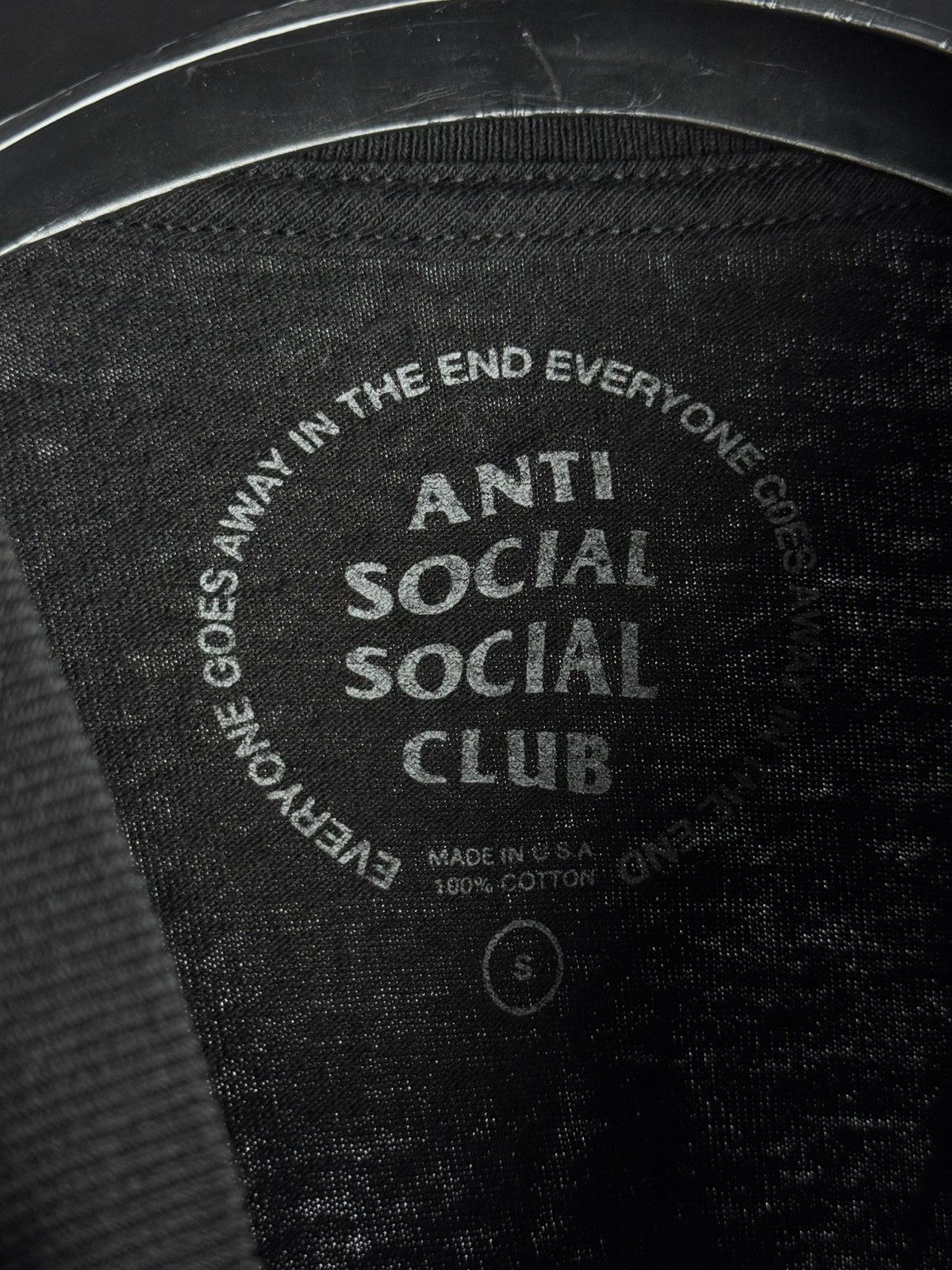 Anti Social Social Club Anti Social Social Club Dramatic AW20 Long Sleeve Tee Black Size US XS / EU 42 / 0 - 6 Thumbnail