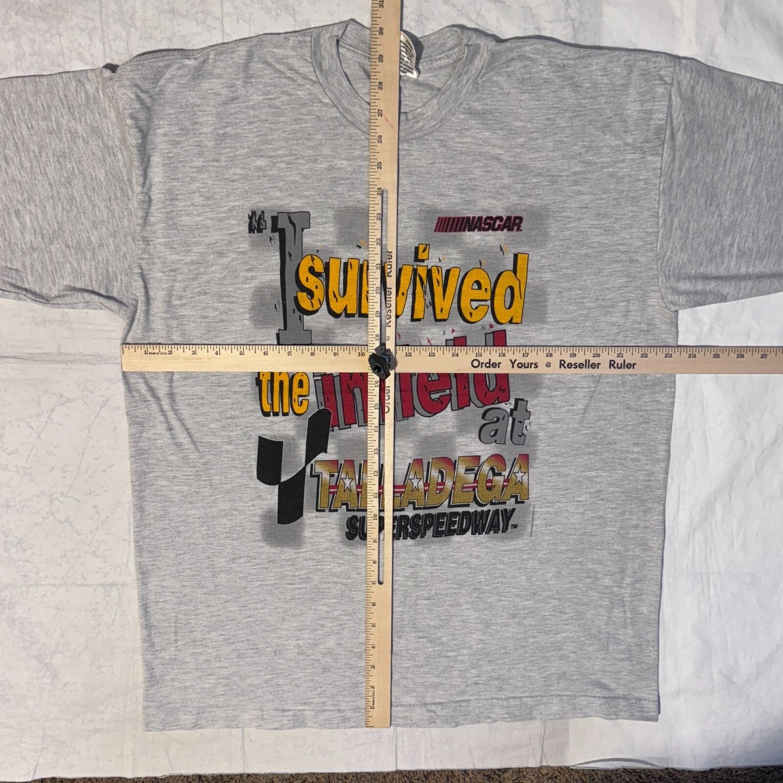 NASCAR Vintage 1997 NASCAR Racing Talladega Superspeedway Tshirt - Size US XL / EU 56 / 4 - 3 Thumbnail