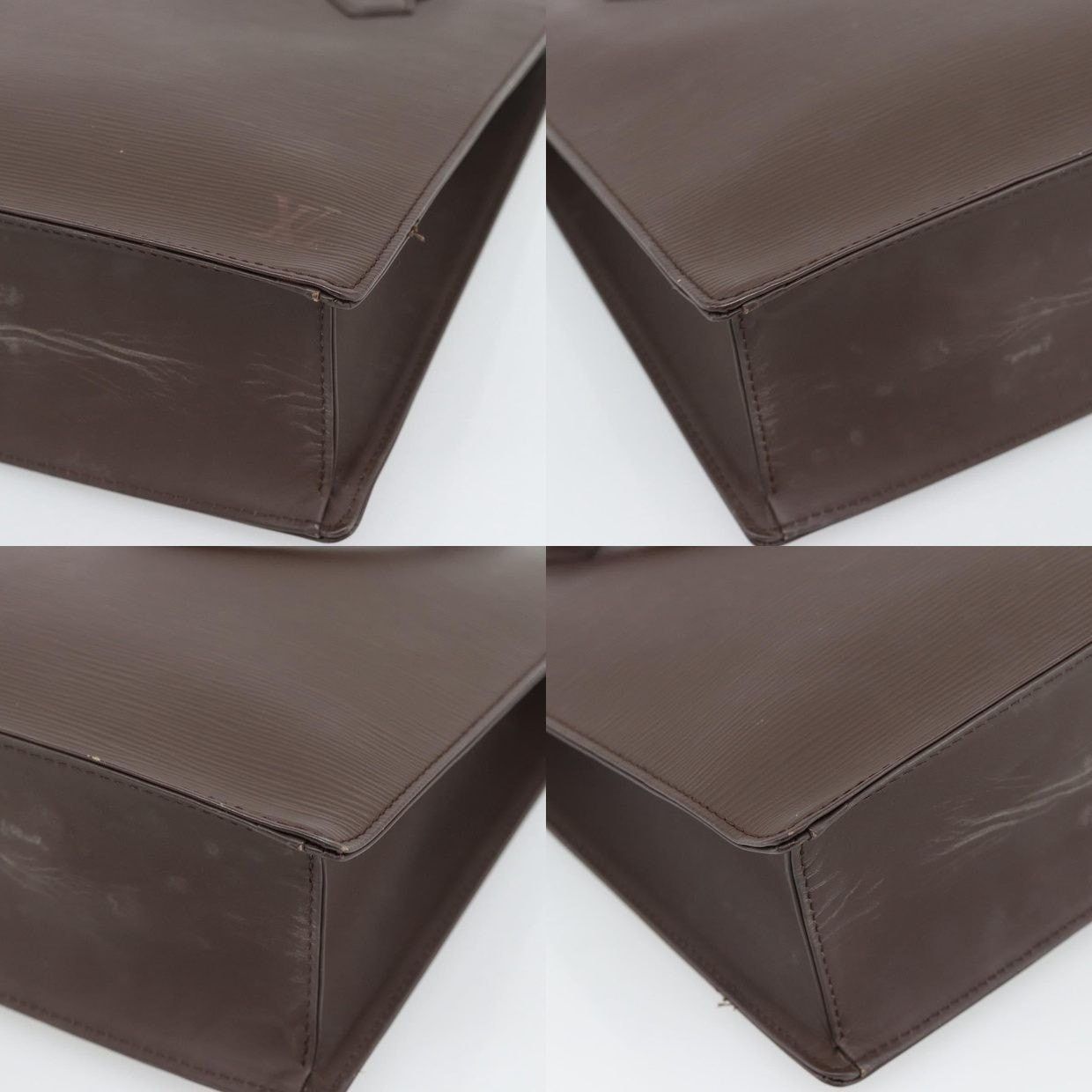 Louis Vuitton Louis Vuitton Epi Sac Plat PM Handbag Brown Size ONE SIZE - 11 Thumbnail