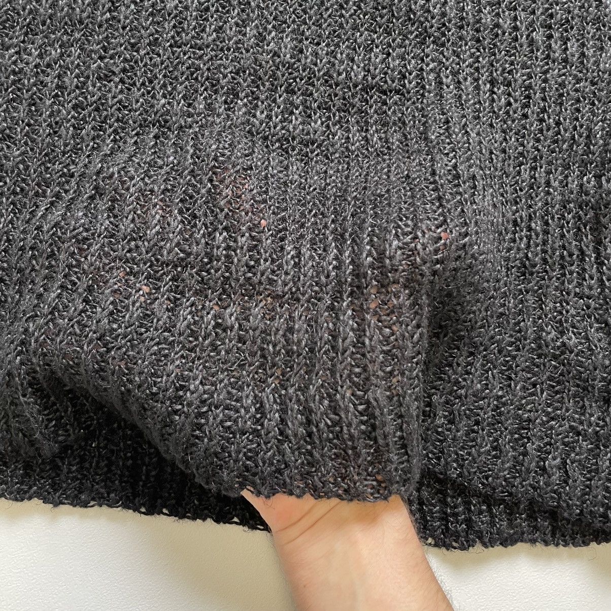 Dries Van Noten ‘Milla’ Black Cobweb Weave Sweater Size US M / EU 48-50 / 2 - 9 Thumbnail