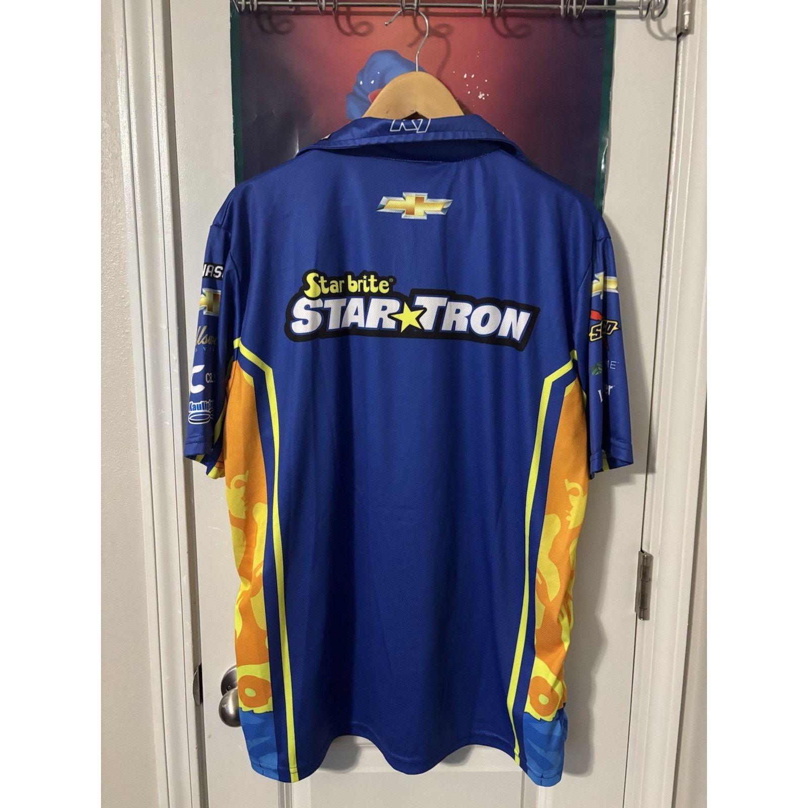 The Unbranded Brand pitcrew nascar official Race Gear Large Blue Kaulig Racing Size US XL / EU 56 / 4 - 2 Thumbnail
