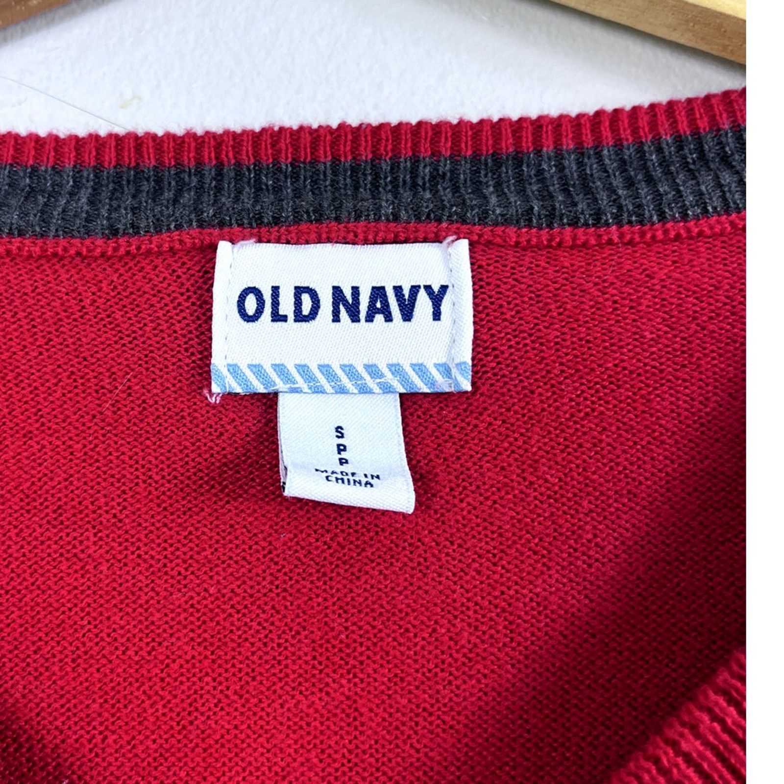 Old Navy Men's Red Old Navy Sweater S Size US S / EU 44-46 / 1 - 4 Thumbnail