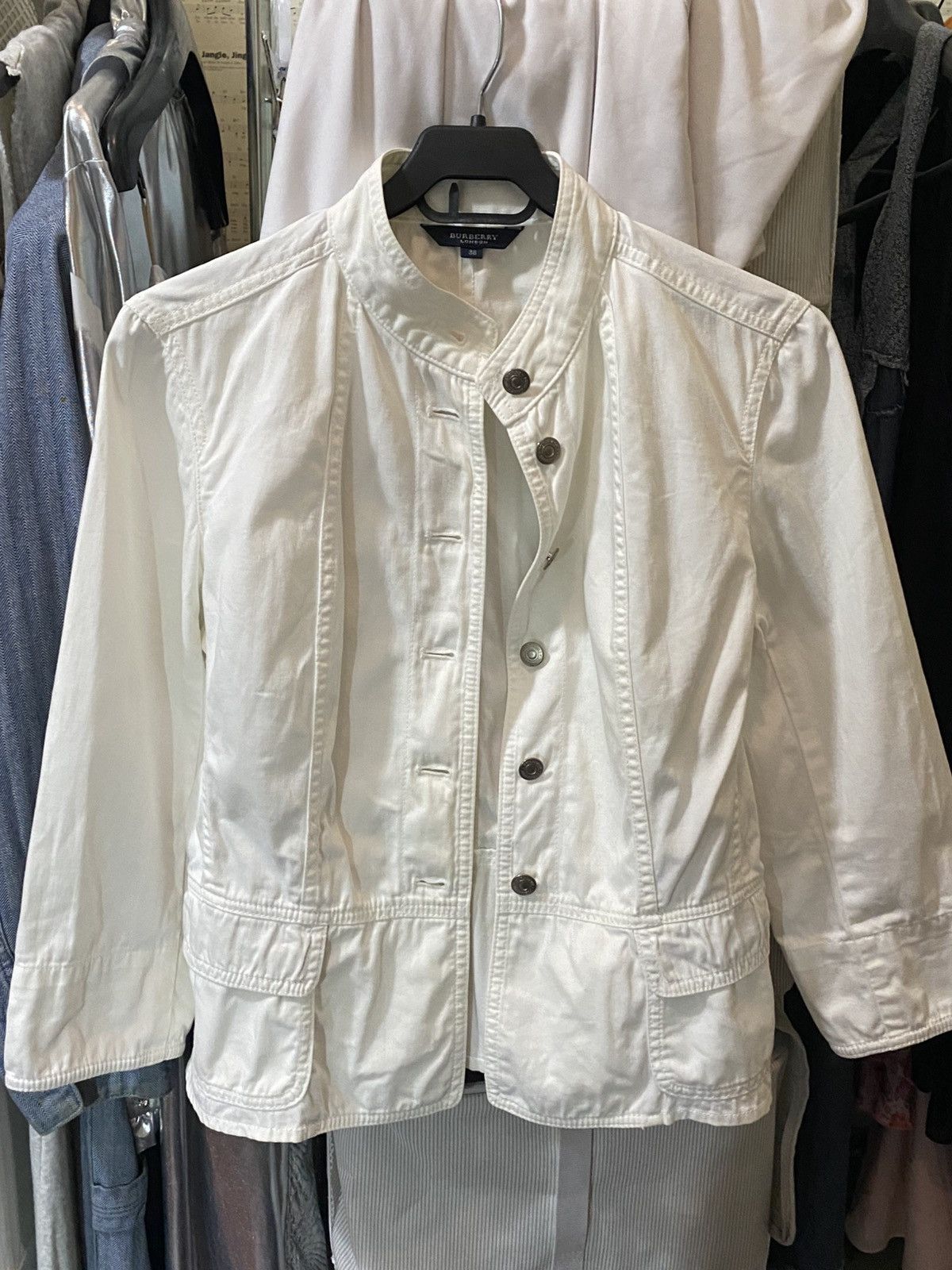 Burberry Burberry white denim jacket Size XS / US 0-2 / IT 36-38 - 7 Thumbnail