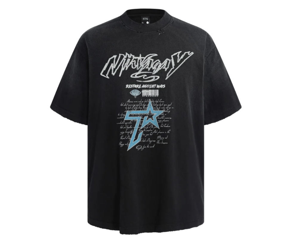 Japanese Brand Vintage Black T-Shirt Size US XL / EU 56 / 4 - 1 Thumbnail