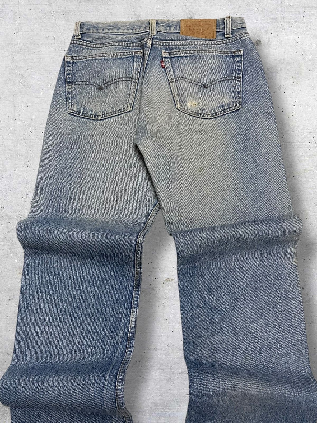 Levi's Vintage Clothing VINTAGE 501 LEVIS 90S DESIGNER OG DESIGN DISTRESSED DENIM Size US 29 - 12 Thumbnail
