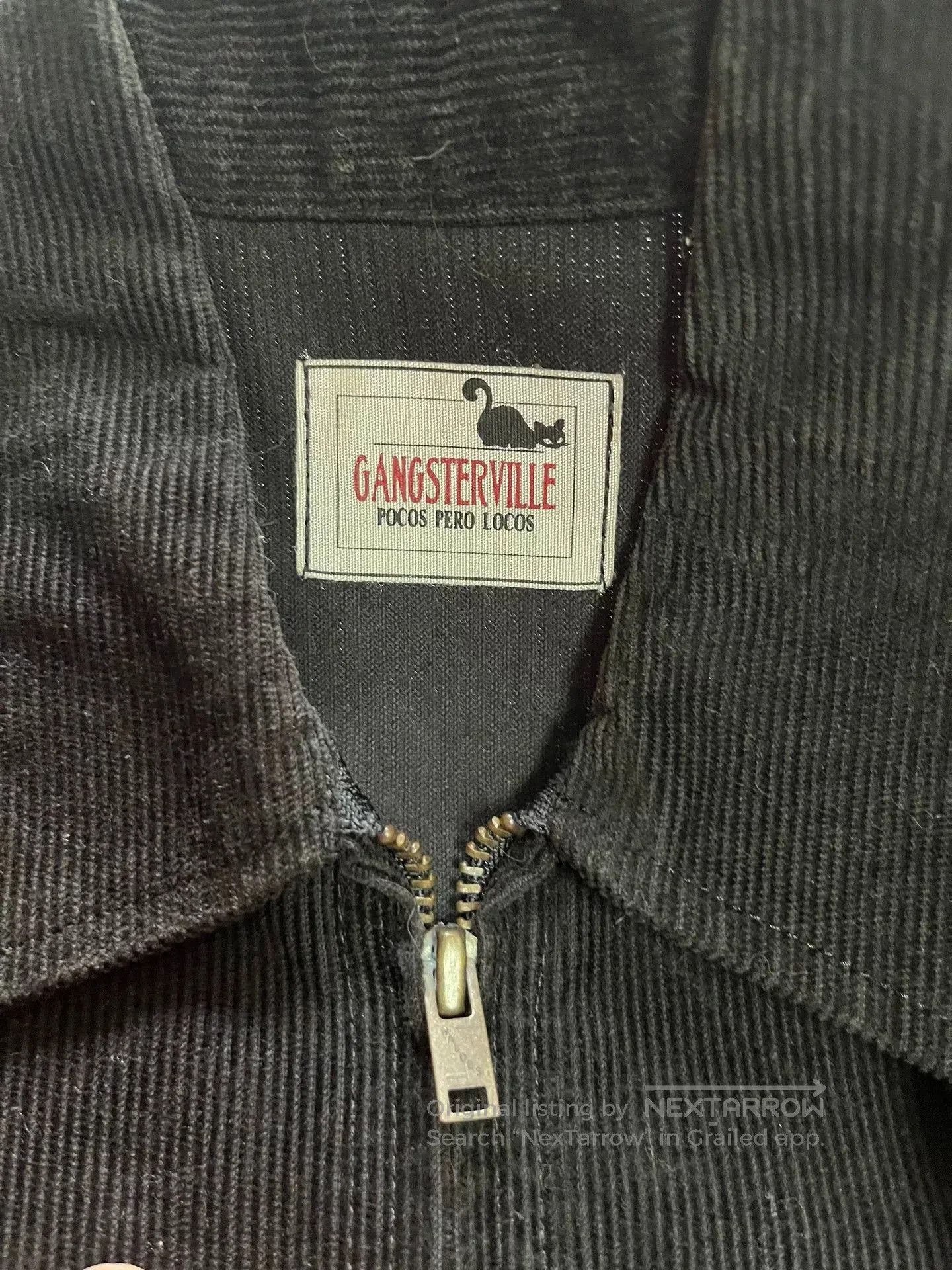 Japanese Brand GANGSTERVILLE Corduroy Jacket with Embroidery. Size US S / EU 44-46 / 1 - 6 Thumbnail