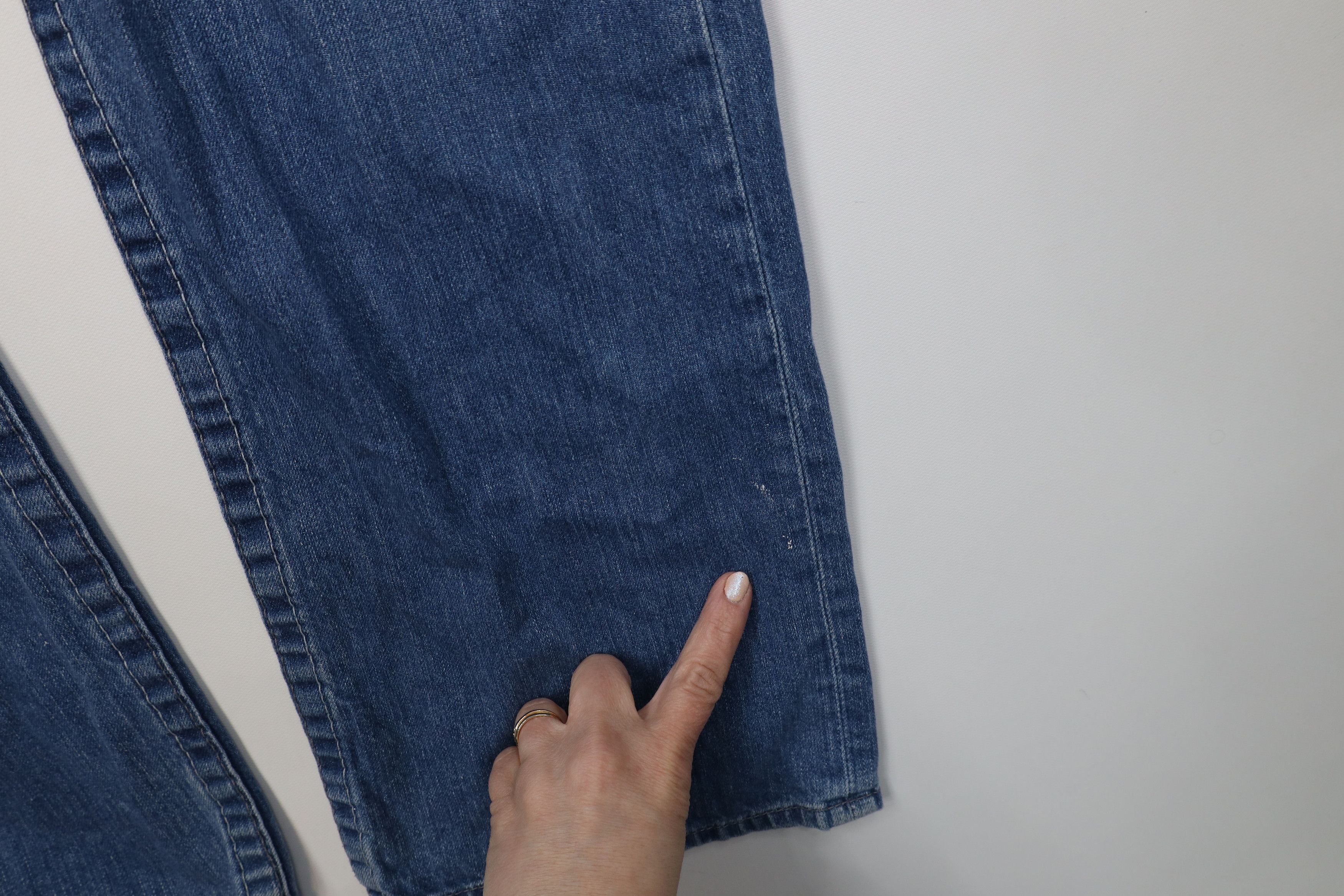 True Religion Vintage True Religion Stitch Straight Wide Leg Jeans USA Size US 36 / EU 52 - 6 Thumbnail