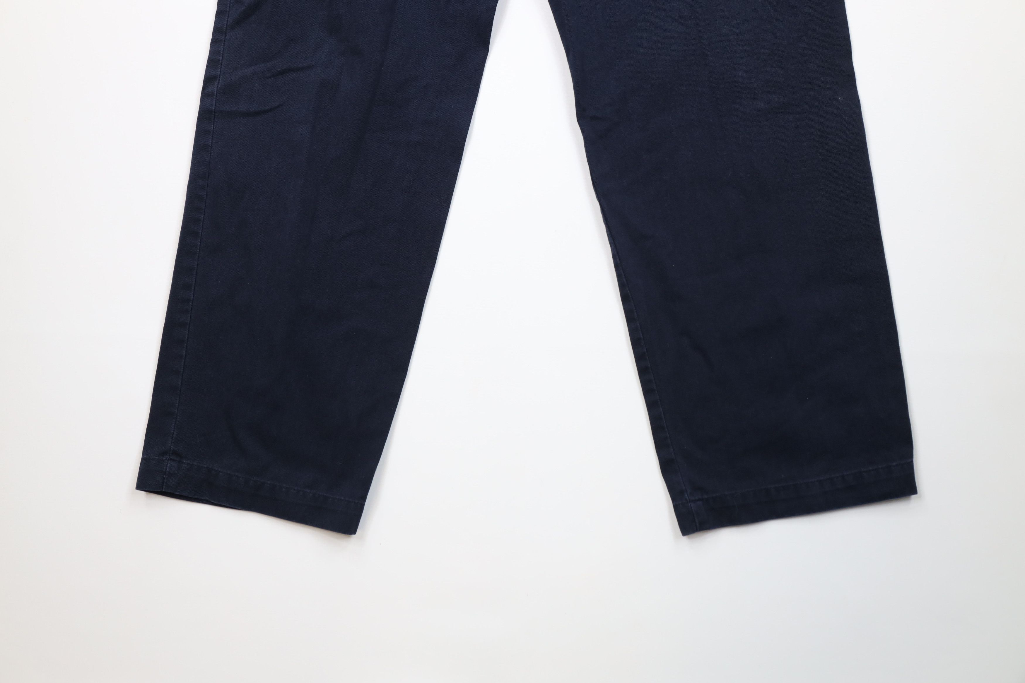 Tommy Hilfiger Vintage Y2K 2004 Tommy Hilfiger Wide Leg Chino Pants Blue Size US 36 / EU 52 - 12 Thumbnail