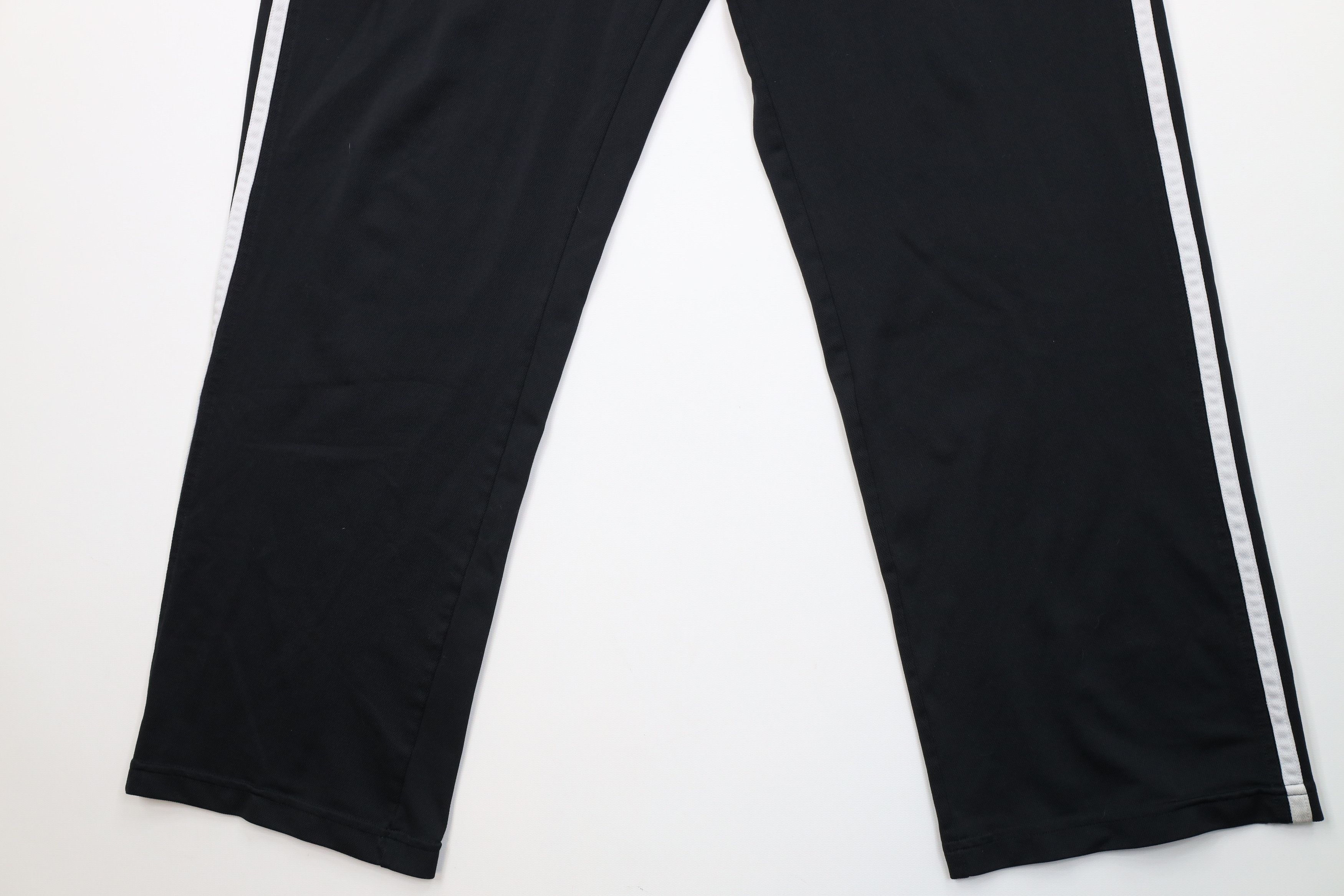 Adidas Vintage Y2K Adidas Striped Wide Leg Sweatpants Pants Black Size US 34 / EU 50 - 4 Thumbnail