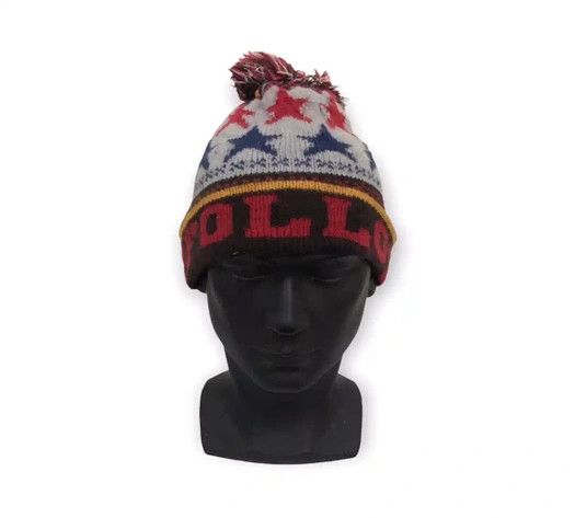Japanese Brand Japanese Brand Ampersand Full Print Beanie Hat Size ONE SIZE - 4 Thumbnail