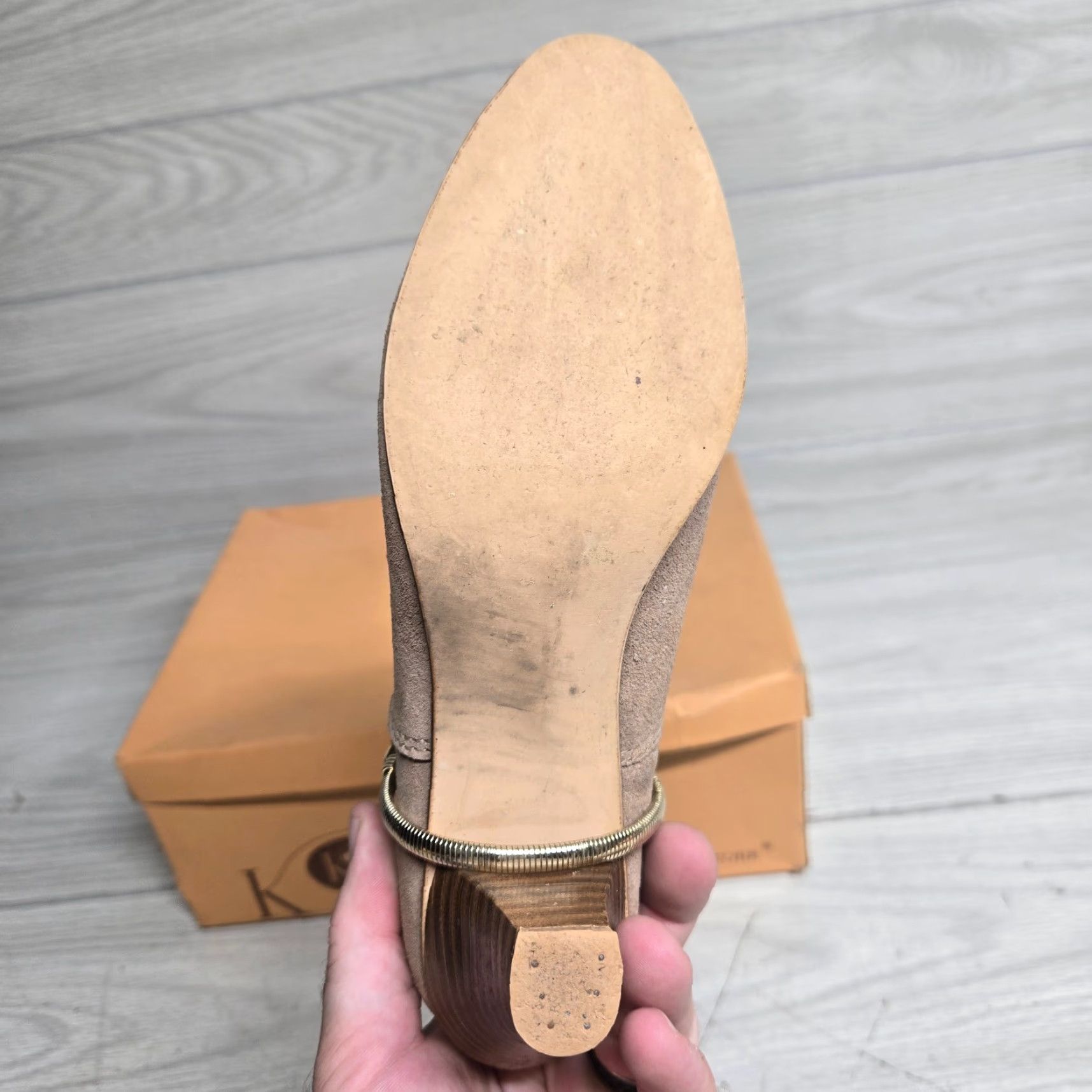 Vintage VINTAGE Kinney Boots Western Ankle Adult Women Size 7.5 Brown Western Cowboy Horse Comfort Shoes Mens Womens Girls not applicable Size US 7.5 / IT 37.5 - 4 Thumbnail