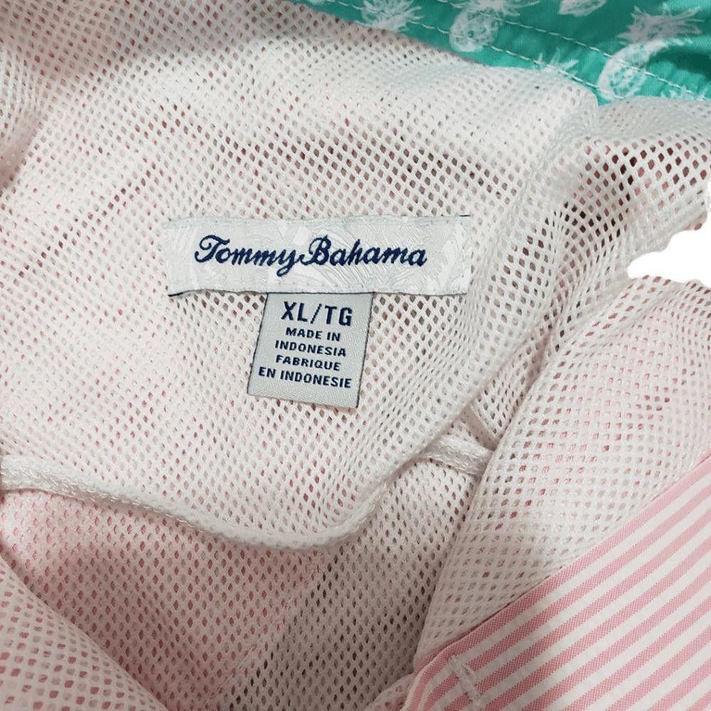 Tommy Bahama CT226 Tommy Bahama Mens Pink & White Swim Shorts Size US 36 / EU 52 - 6 Thumbnail