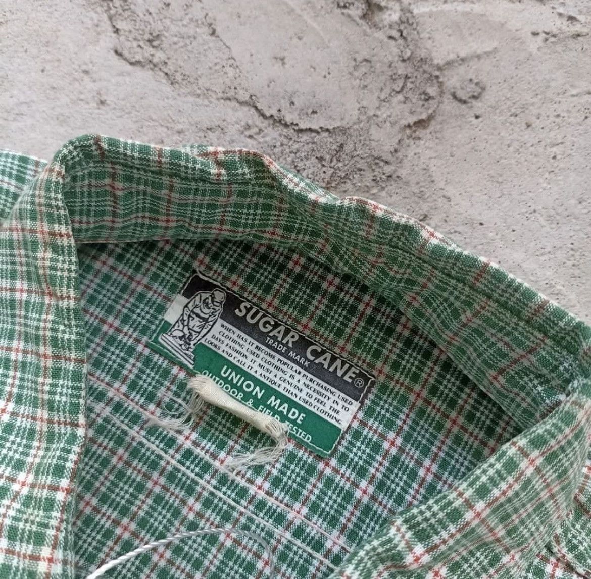 Japanese Brand × Sugar Cane × Toyo Enterprises Sugarcane Plaid Green Shirt Size US L / EU 52-54 / 3 - 3 Thumbnail