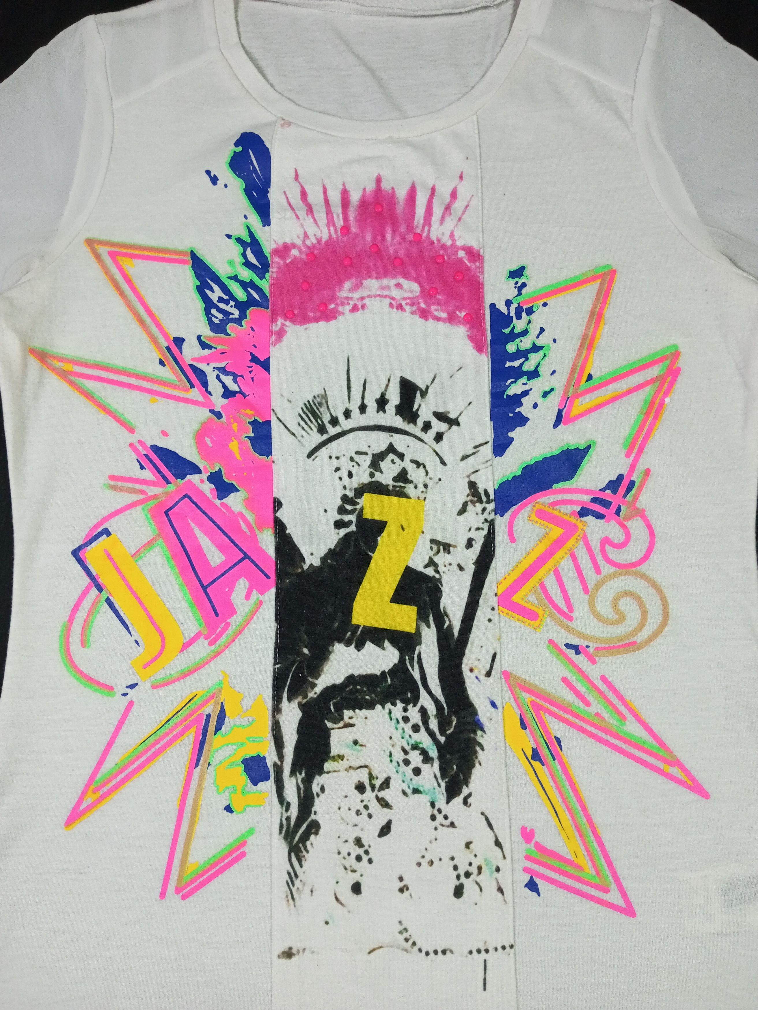 Hysteric Glamour × Japanese Brand ☠️ Viki Numerous Women TShirt punk style 🕸️ Size S / US 4 / IT 40 - 4 Thumbnail