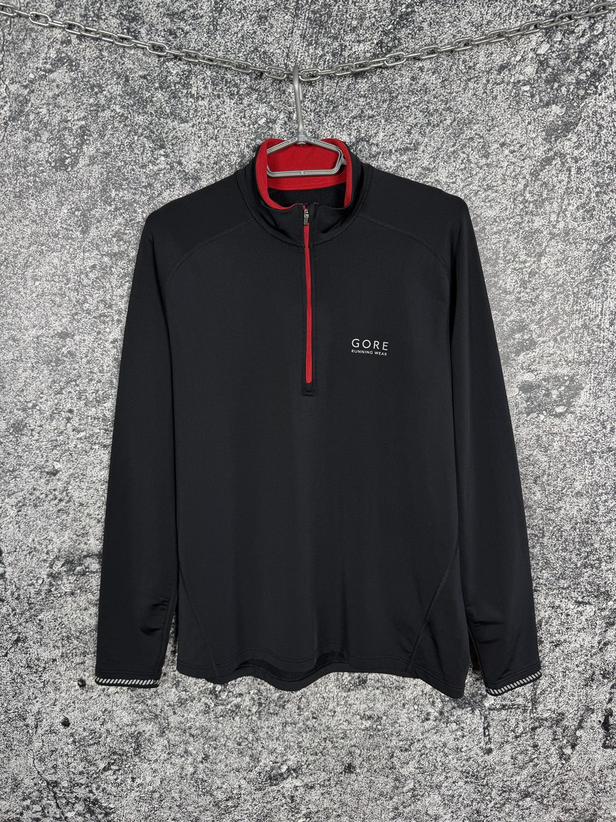GOREWEAR Gore Running Wear Half Zip Stretch Pullover Bike Run Size L Size US L / EU 52-54 / 3 - 1 Thumbnail