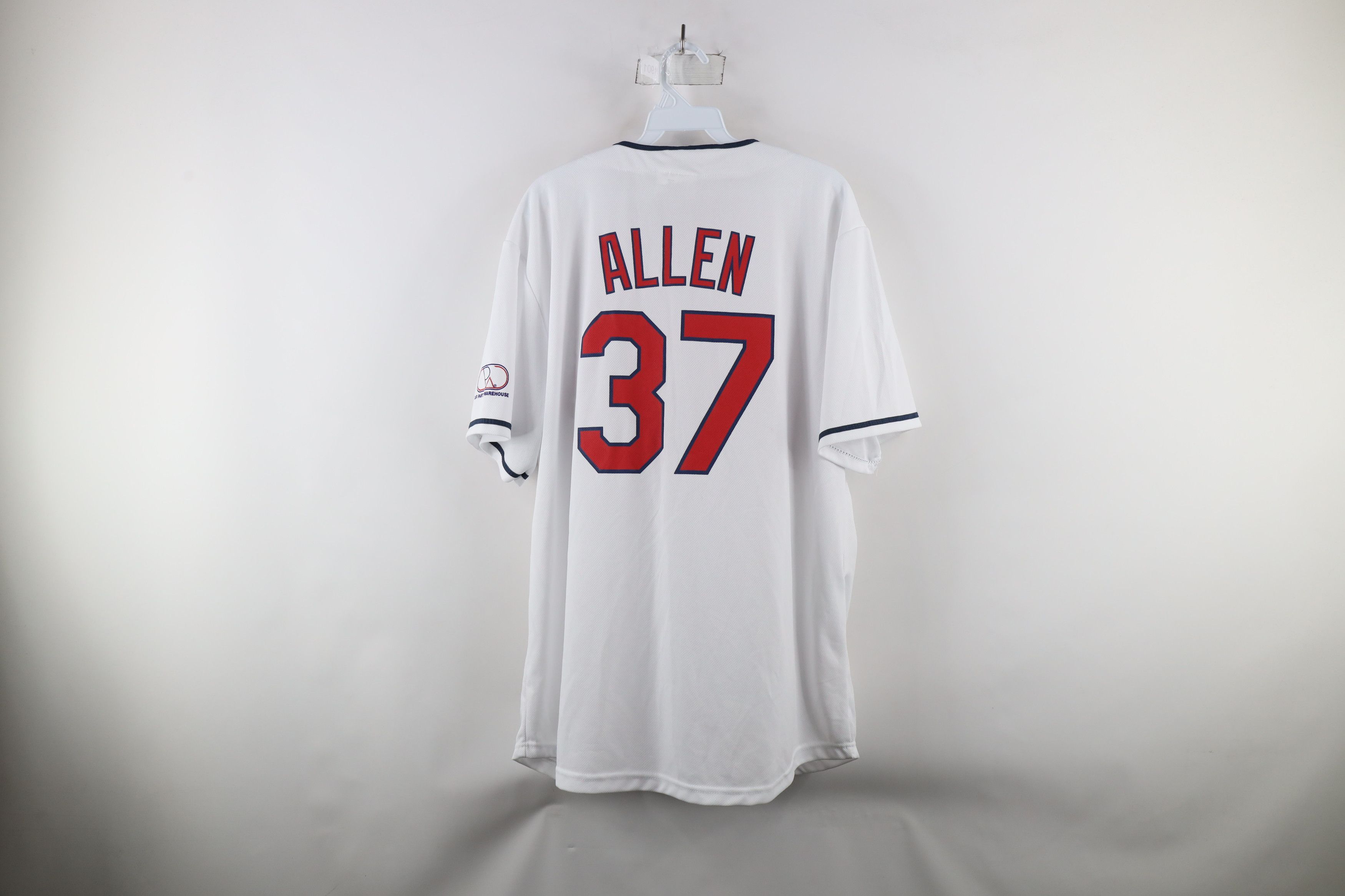Vintage Vintage Allen Cleveland Indians Baseball Jersey White #37 Size US XL / EU 56 / 4 - 10 Thumbnail
