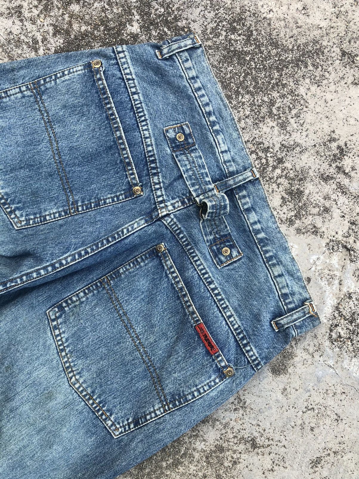Hypebeast BAGGY⚡️⚡️VINTAGE TREVOR BUCKLE BACK DENIM Size US 29 - 6 Thumbnail