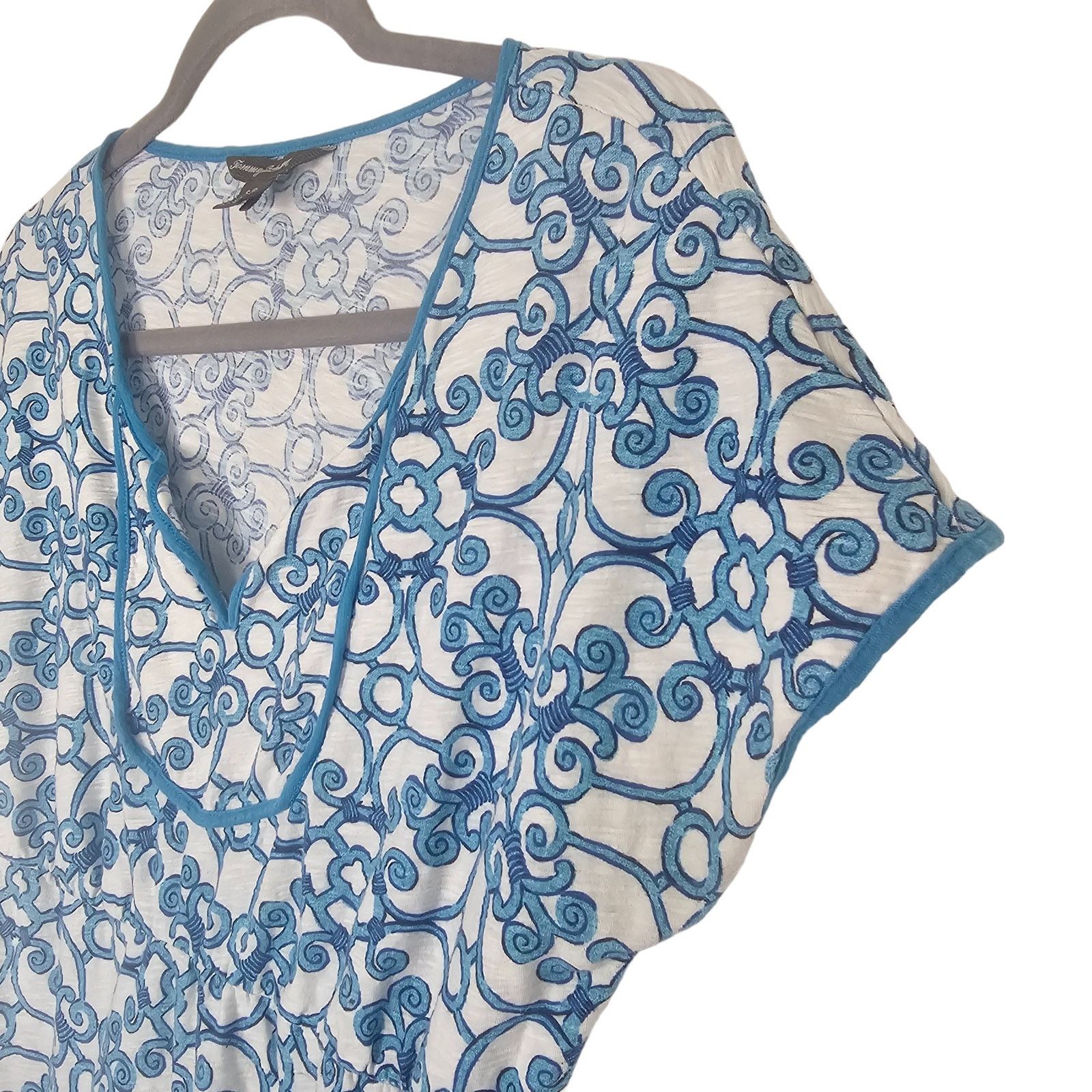 Tommy Bahama Tommy Bahama Womens Geometric Print Mini Dress Size S Resort Size S / US 4 / IT 40 - 4 Thumbnail