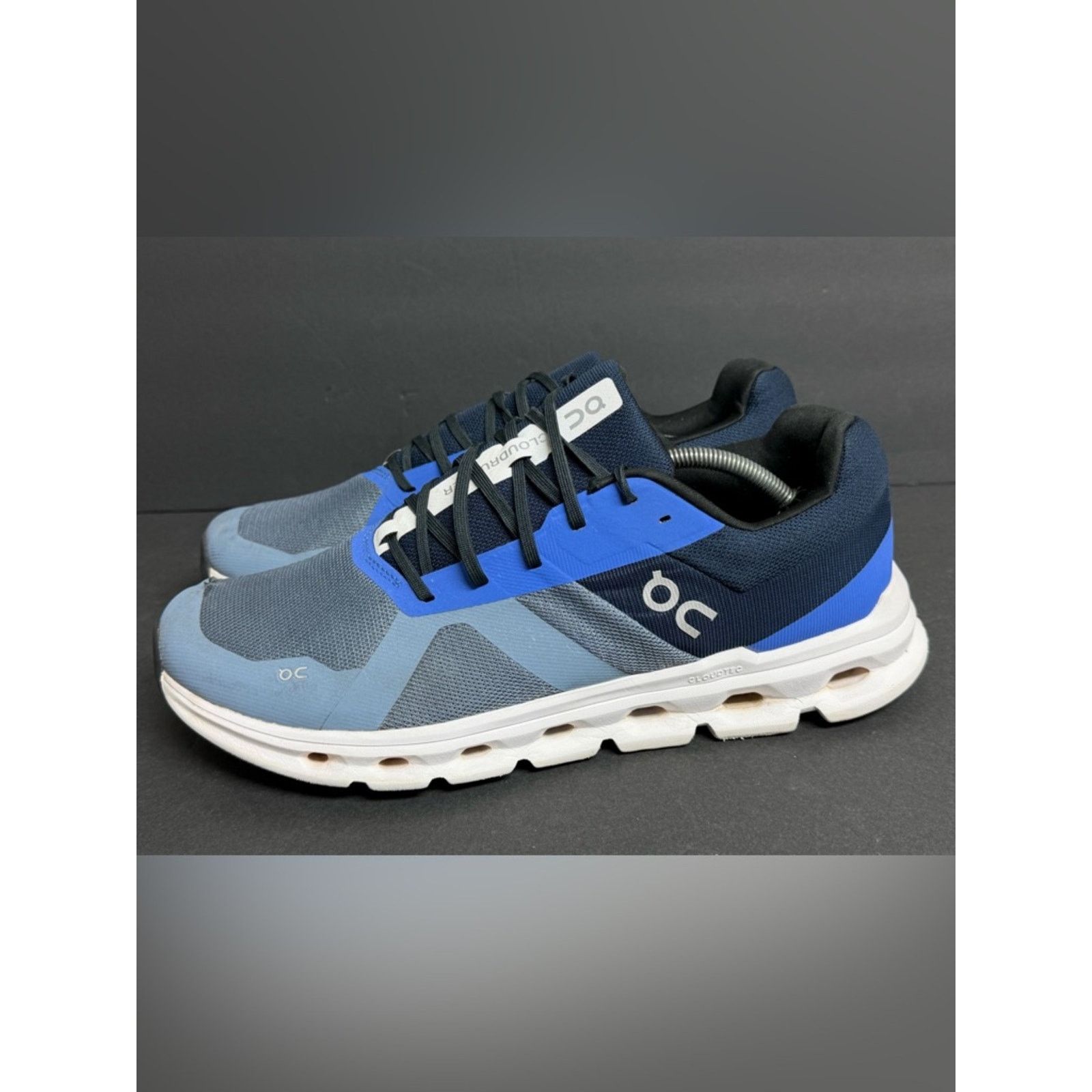 On On Cloudrunner Shoes Mens 13 D Metal Midnight Sneakers Size US 13 / EU 46 - 1 Thumbnail