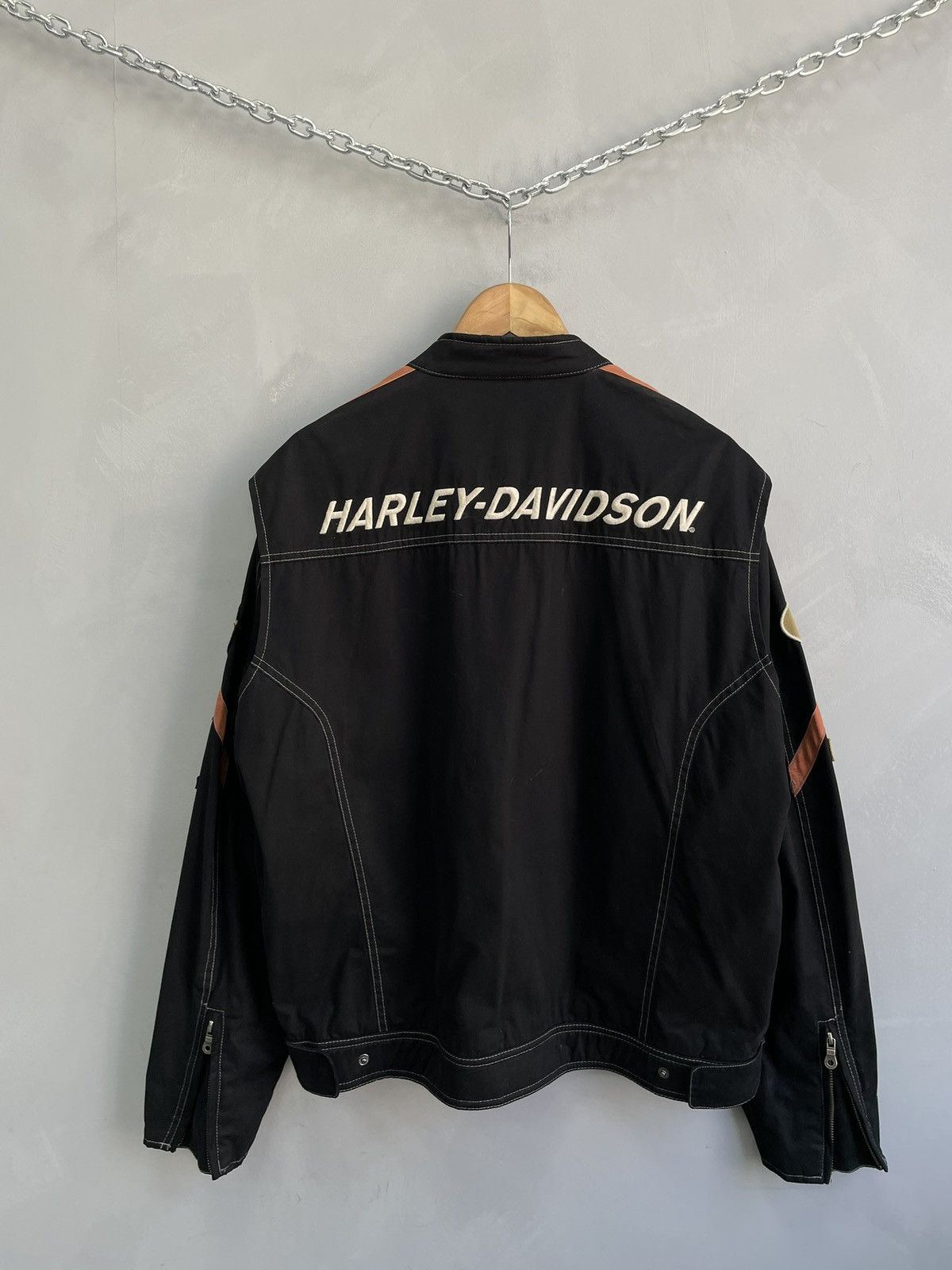Racing moto harley davidson jacket y2k hype
